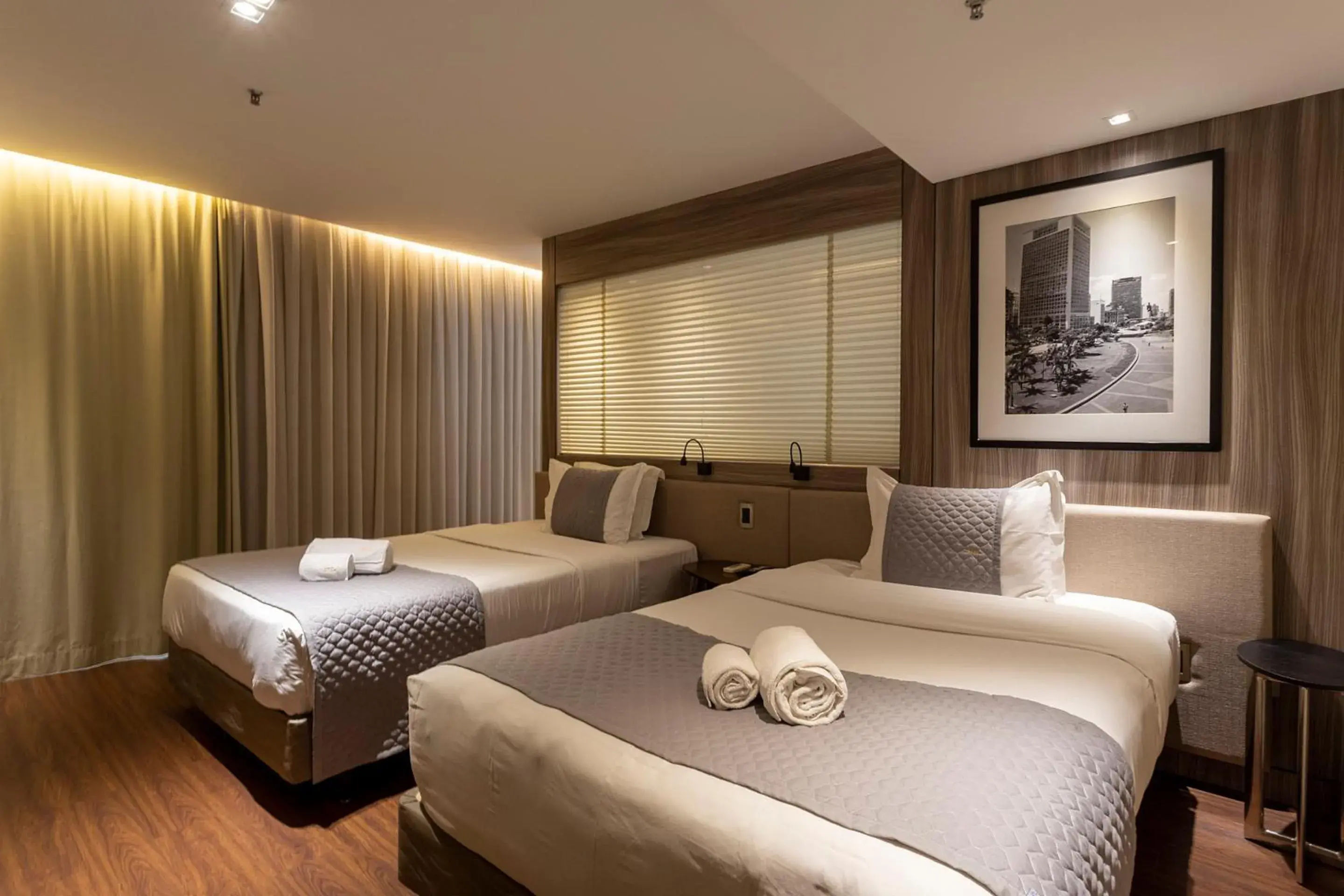 Deluxe Double Room with Two Double Beds in You Stay at Vila Olimpia - ITC Deluxe Double Room with Two Double Beds in You Stay at Vila Olimpia - ITC