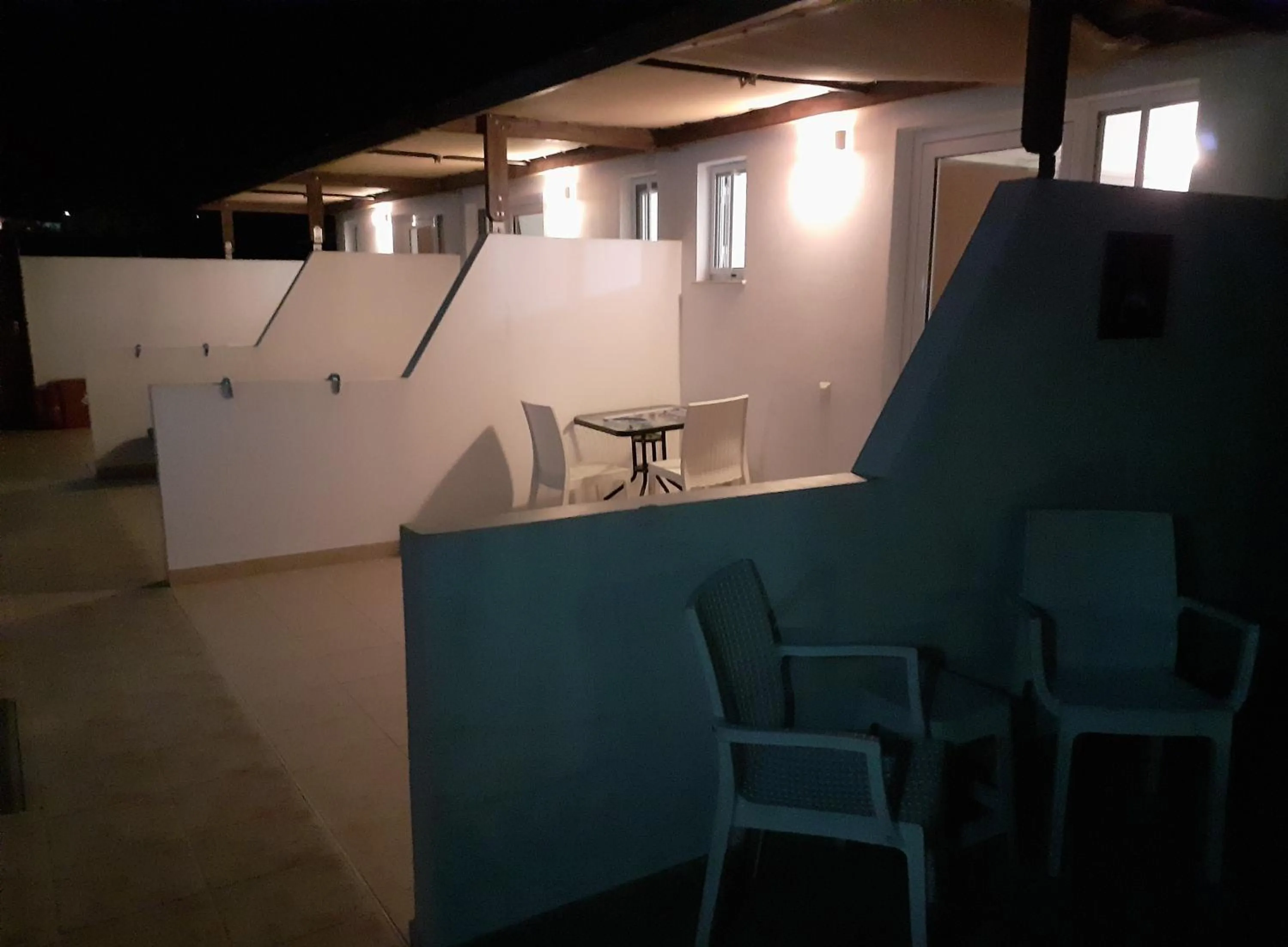 Patio in Delphini Studios - for the disabled