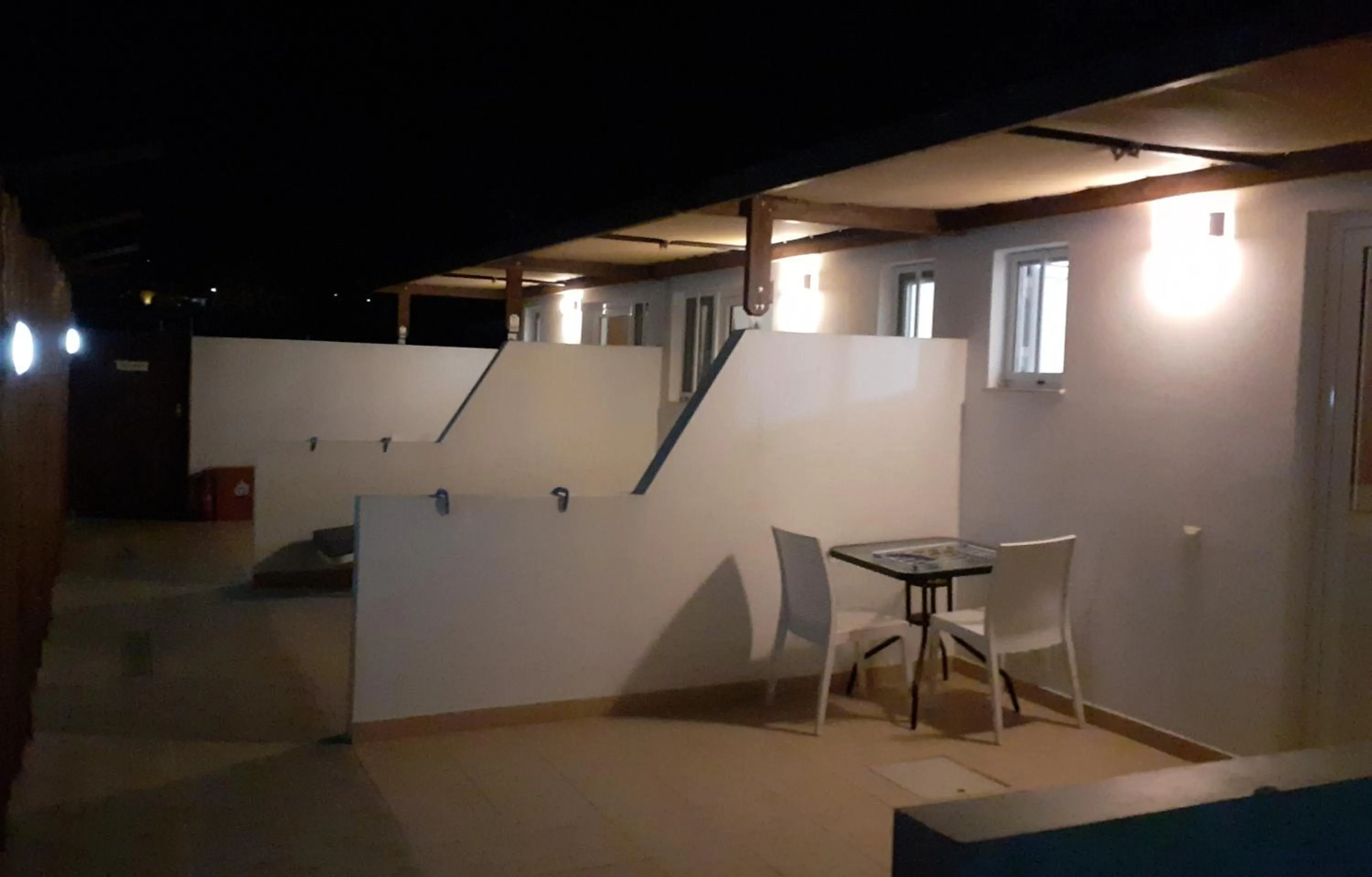 Patio in Delphini Studios - for the disabled