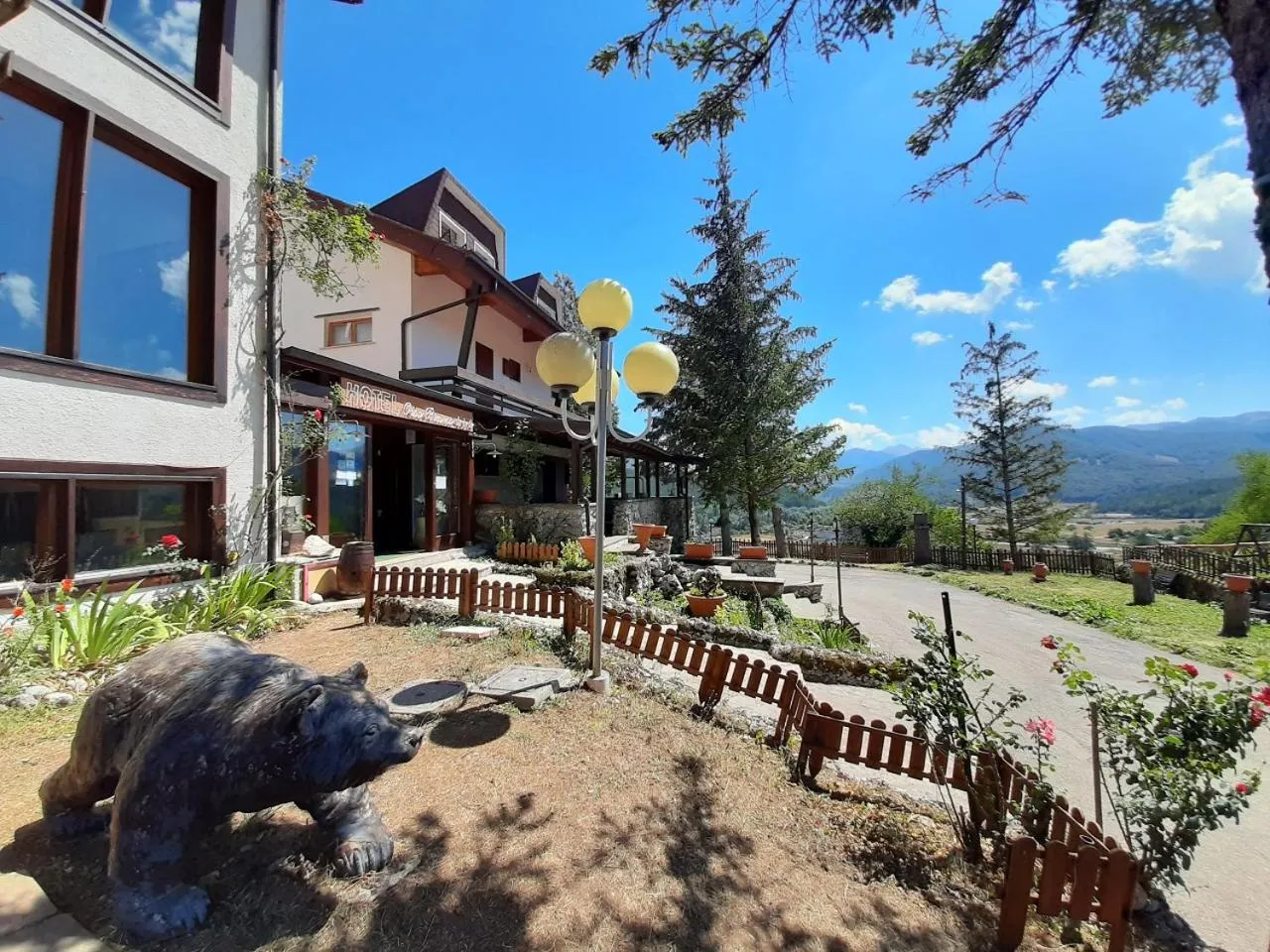 Property building in Hotel Orso Bianco