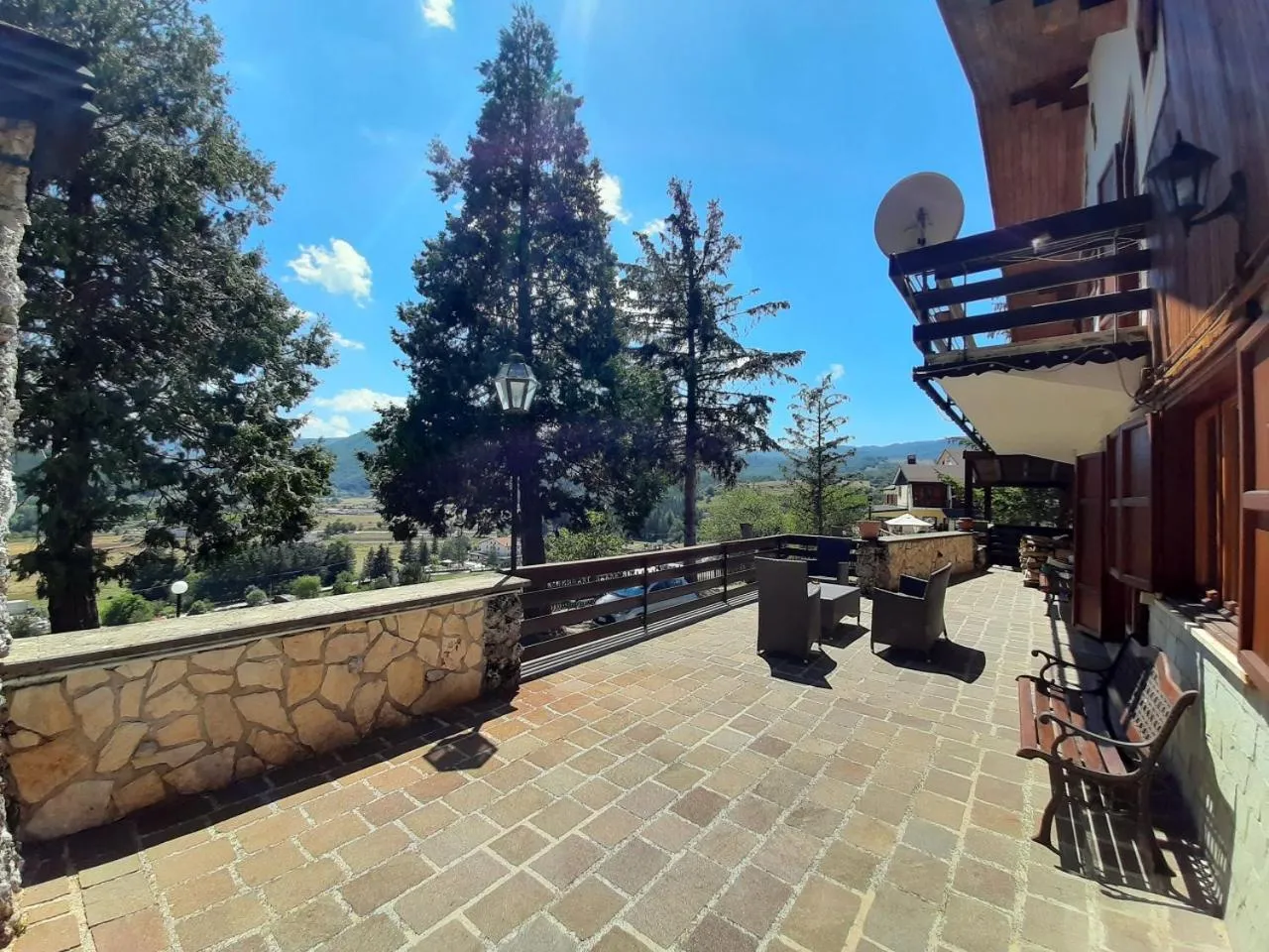 Balcony/Terrace in Hotel Orso Bianco