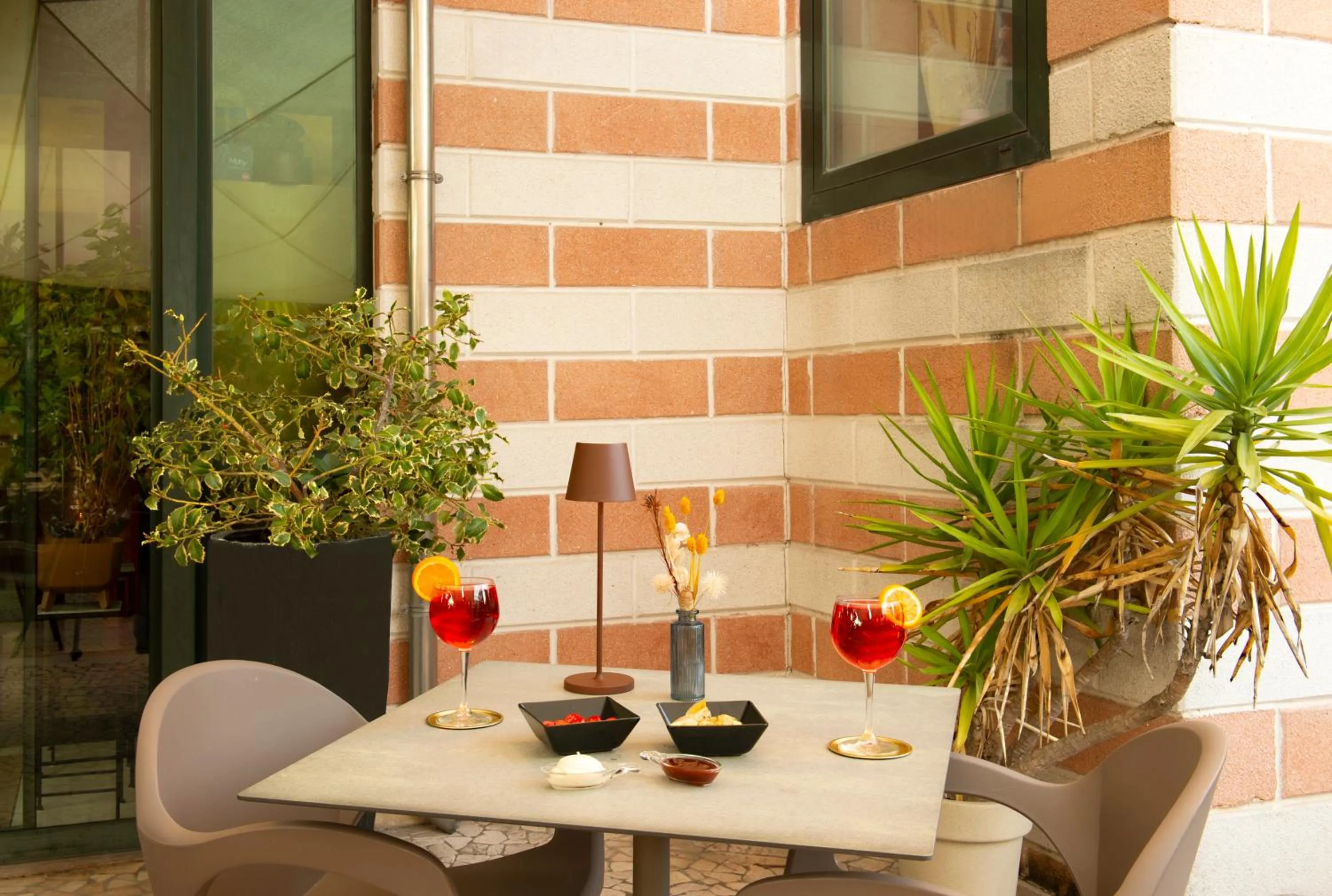 Patio in Castagna Palace Hotel & Restaurant