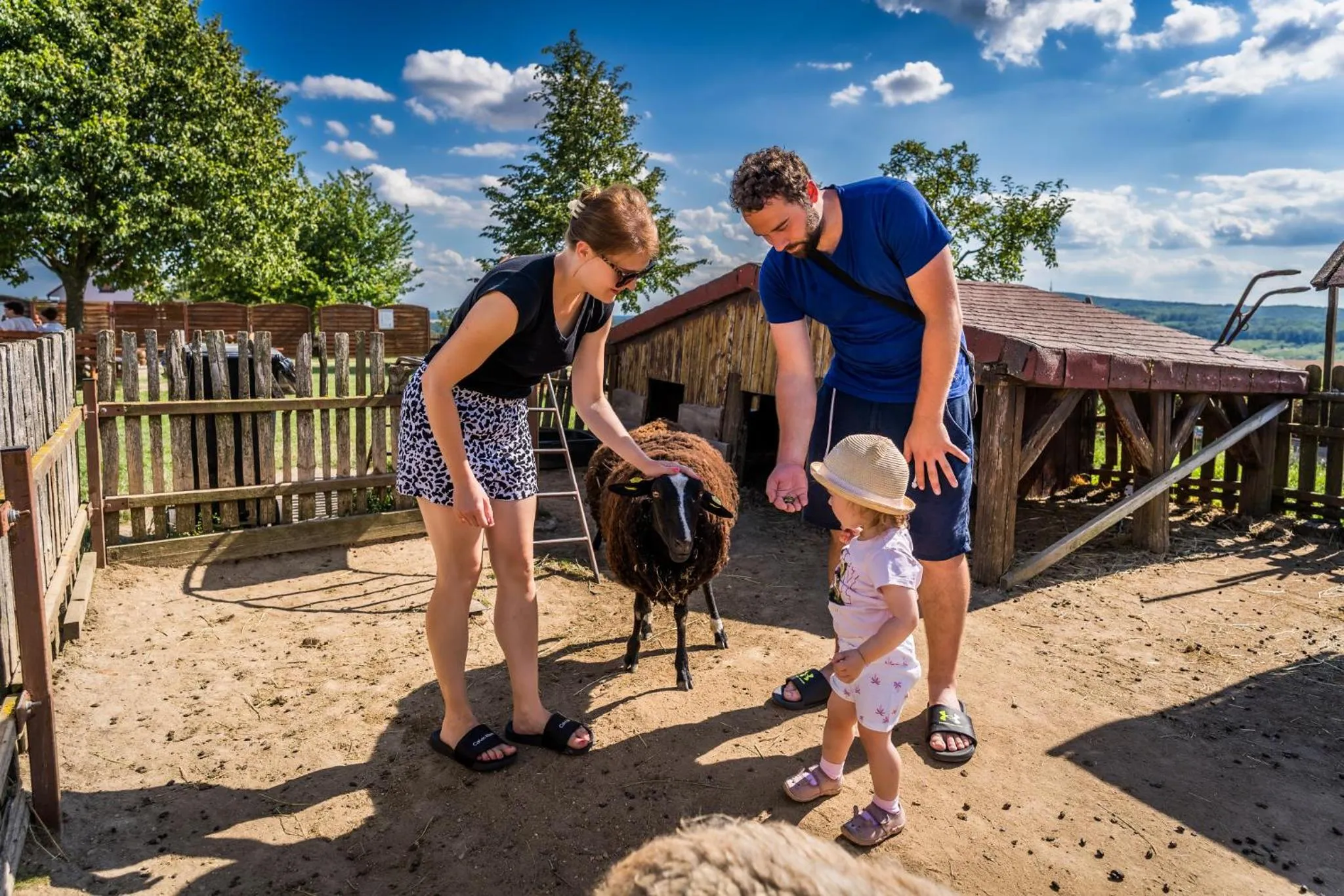 Family in Bukovanský mlýn