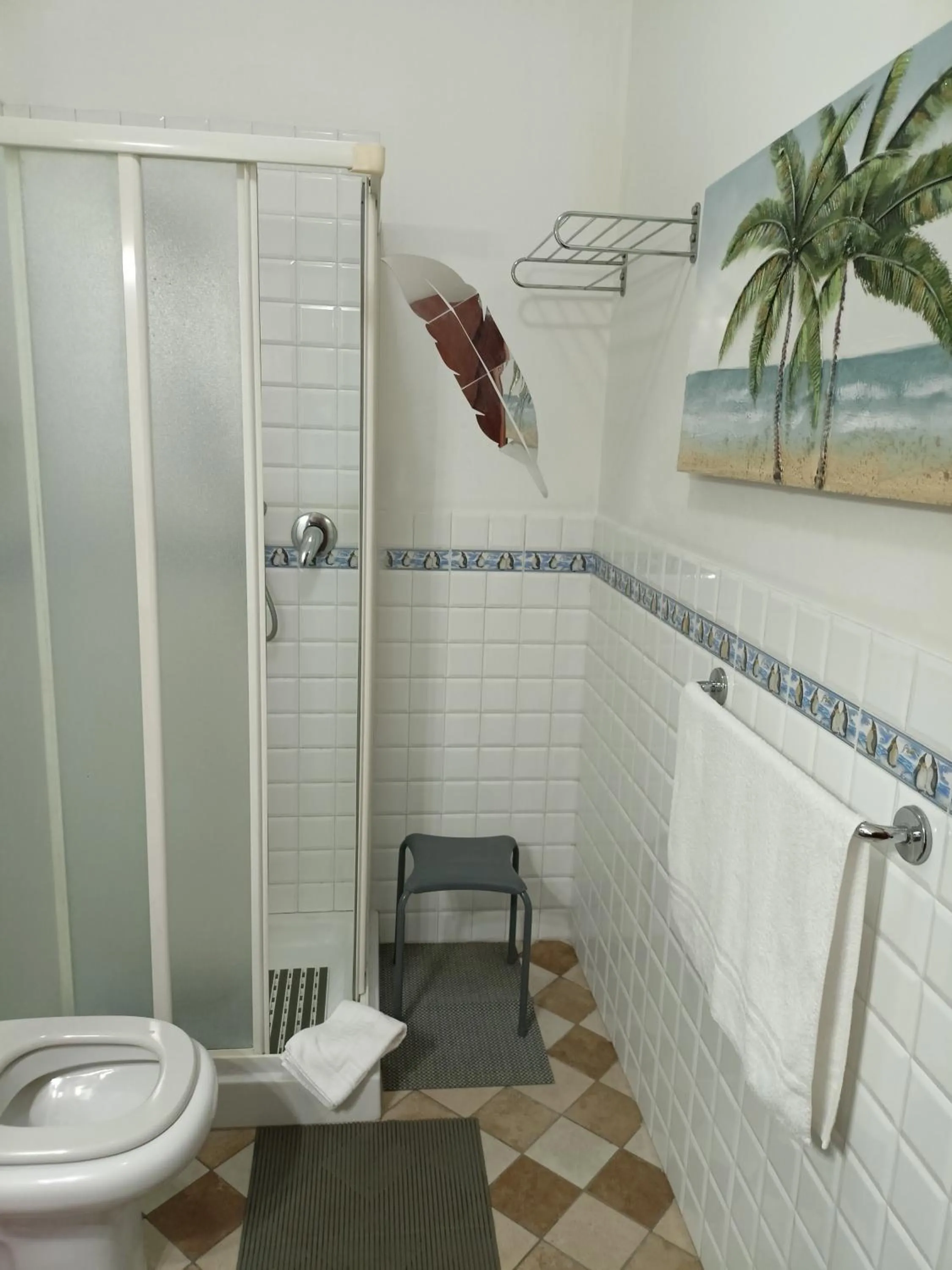 Bathroom in Casa Ròtre in the historic center of Palermo