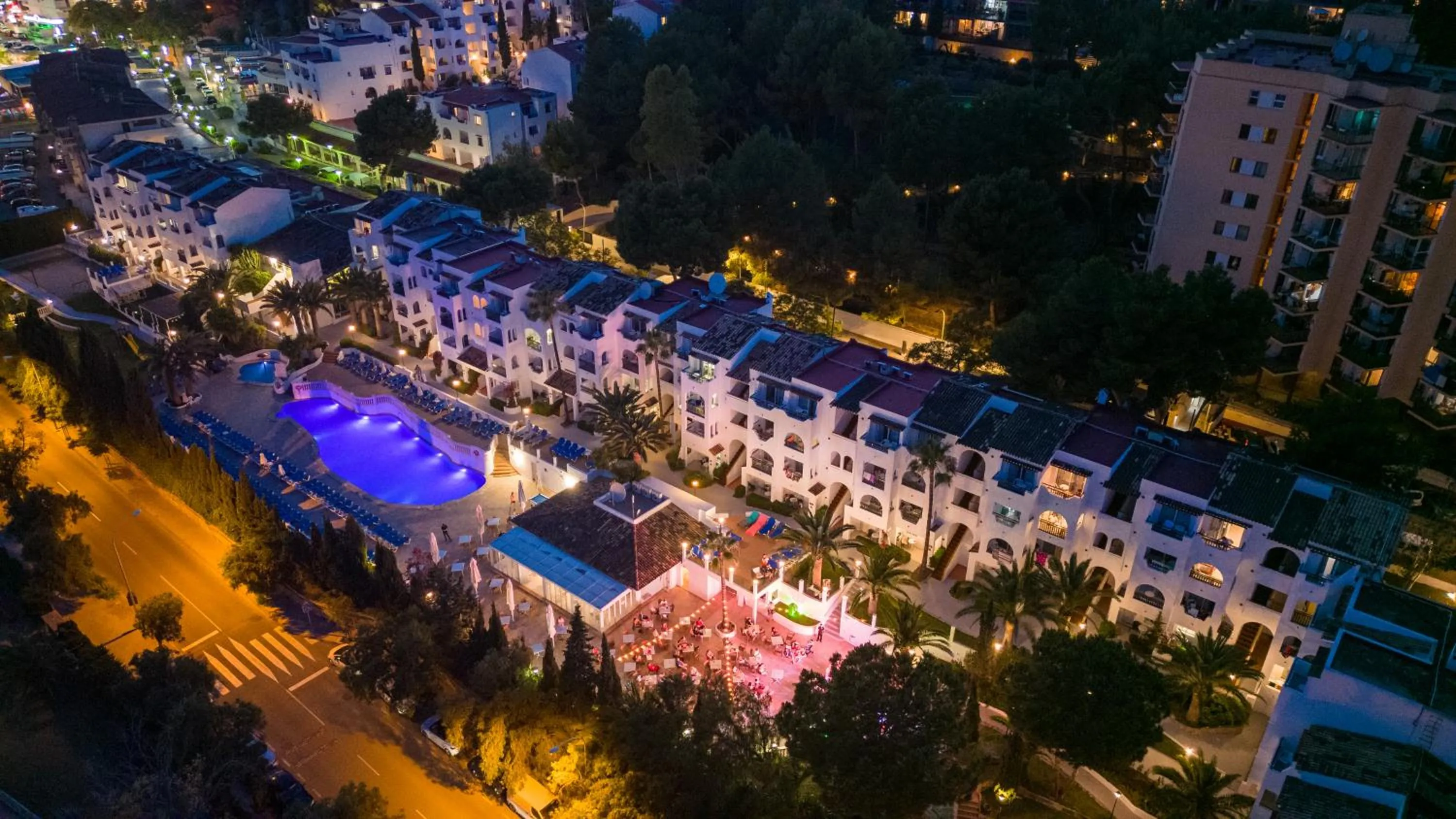 Bird's eye view in Aparthotel Holiday Center