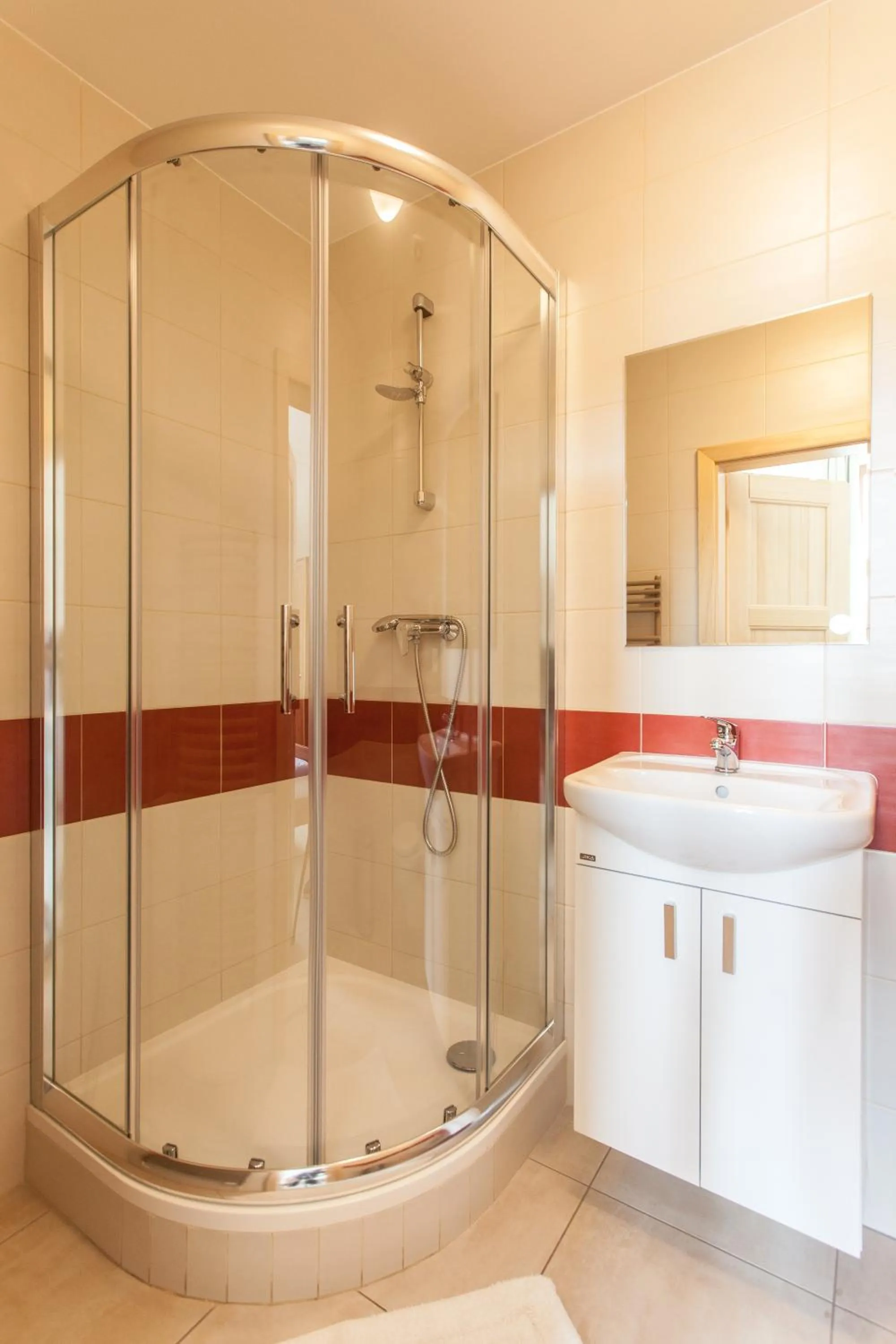 Bathroom in Penzion a restaurace U Hájků