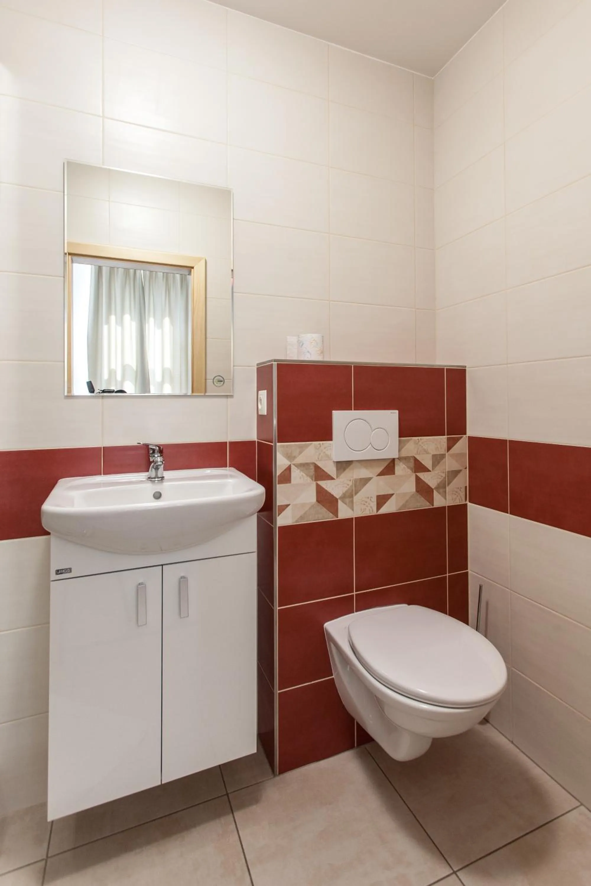 Bathroom in Penzion a restaurace U Hájků