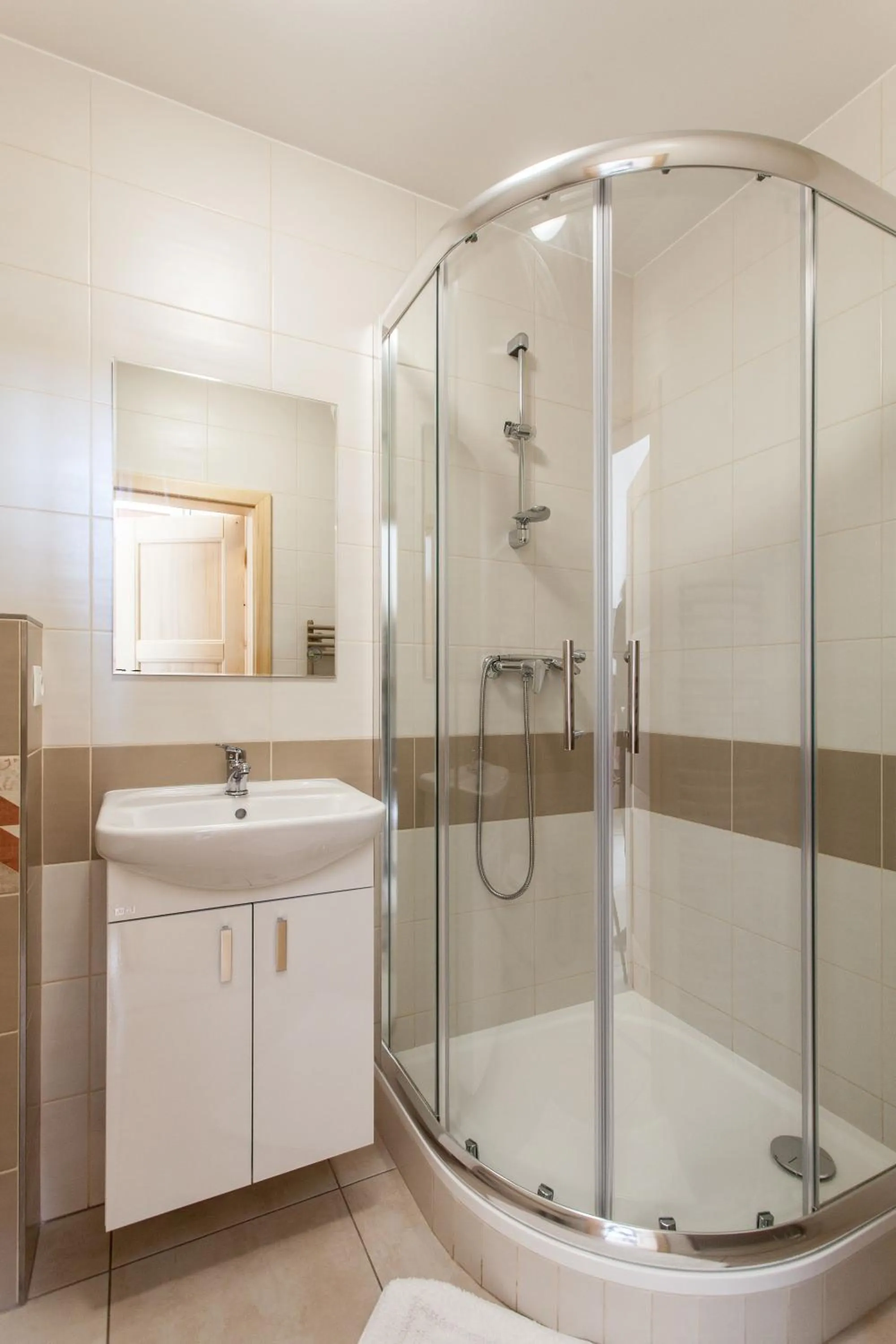 Bathroom in Penzion a restaurace U Hájků