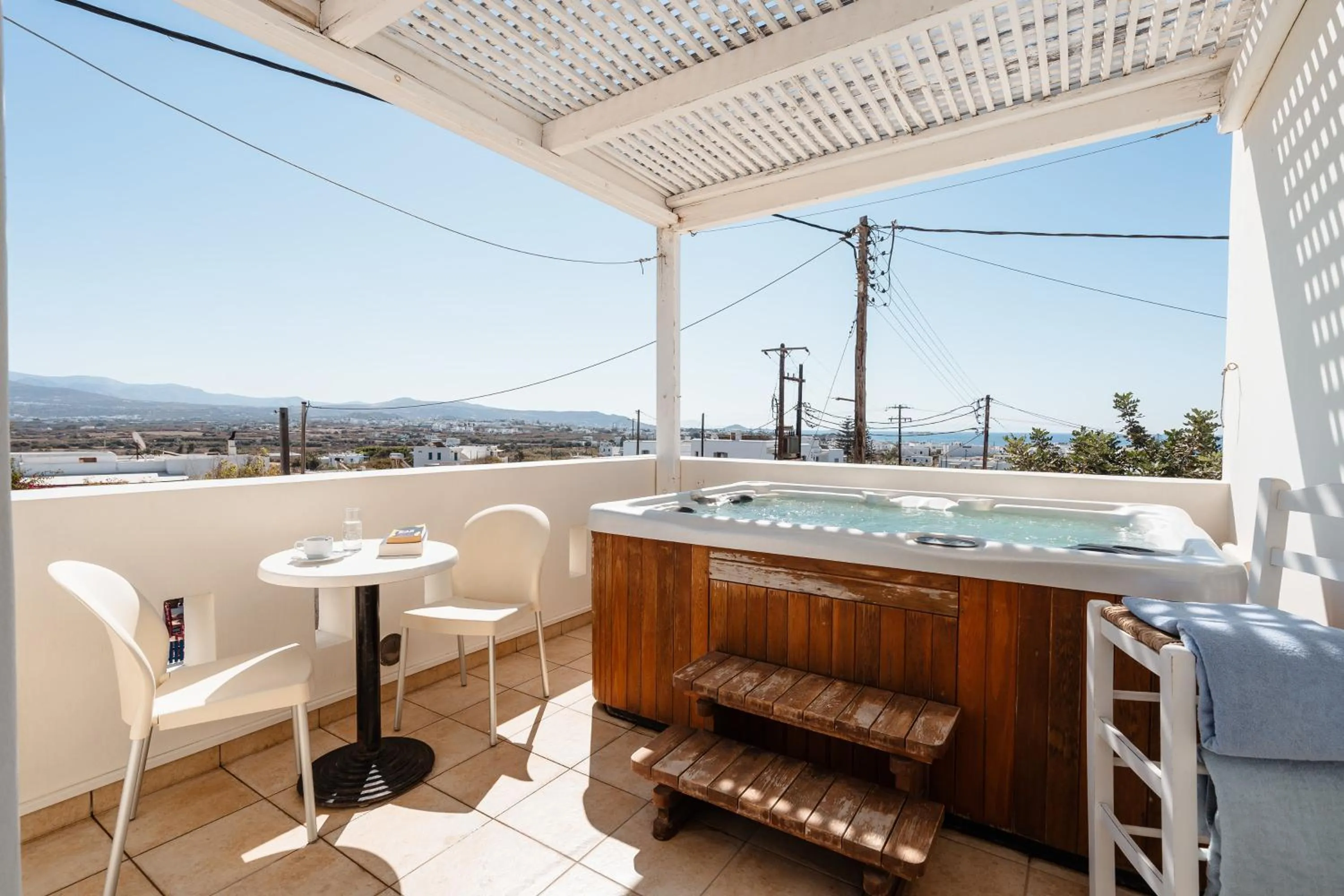 Patio in Mitos Suites