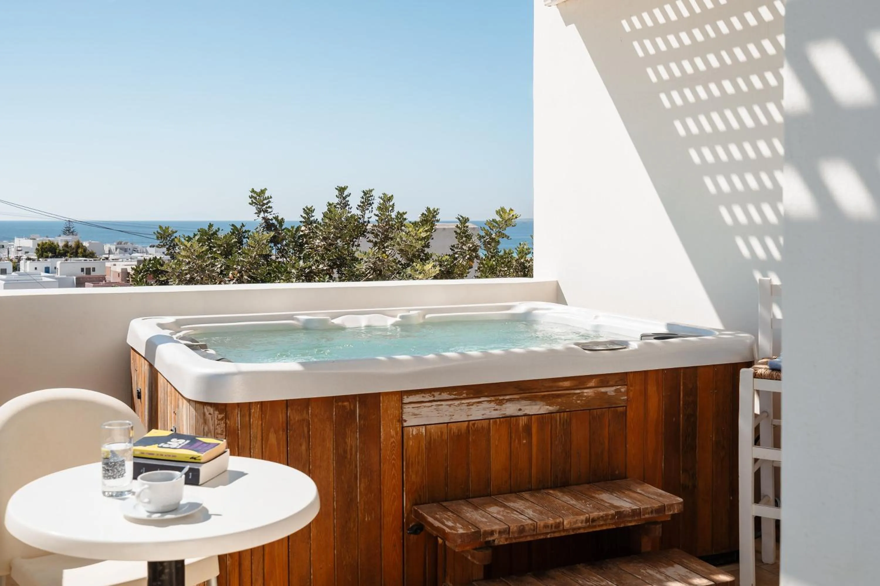 Patio in Mitos Suites