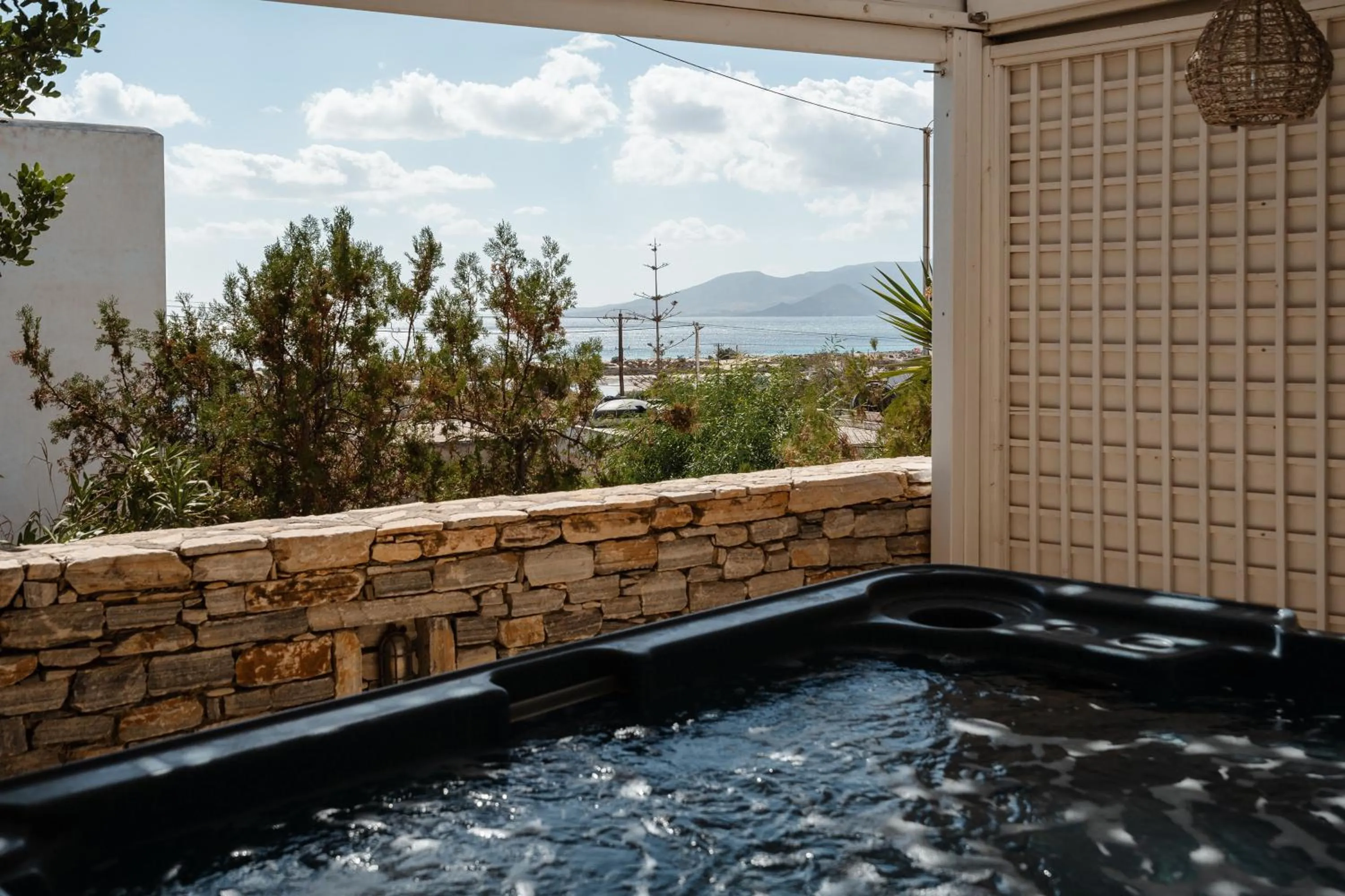 Shower in Mitos Suites