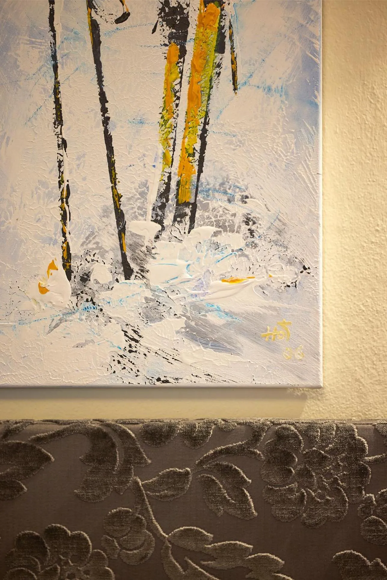 Decorative detail in Hotel Hubertus