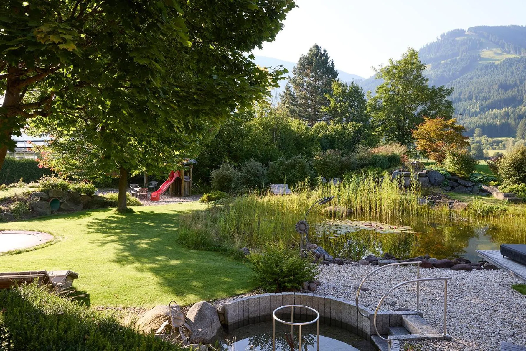 Garden in Hotel Hubertus