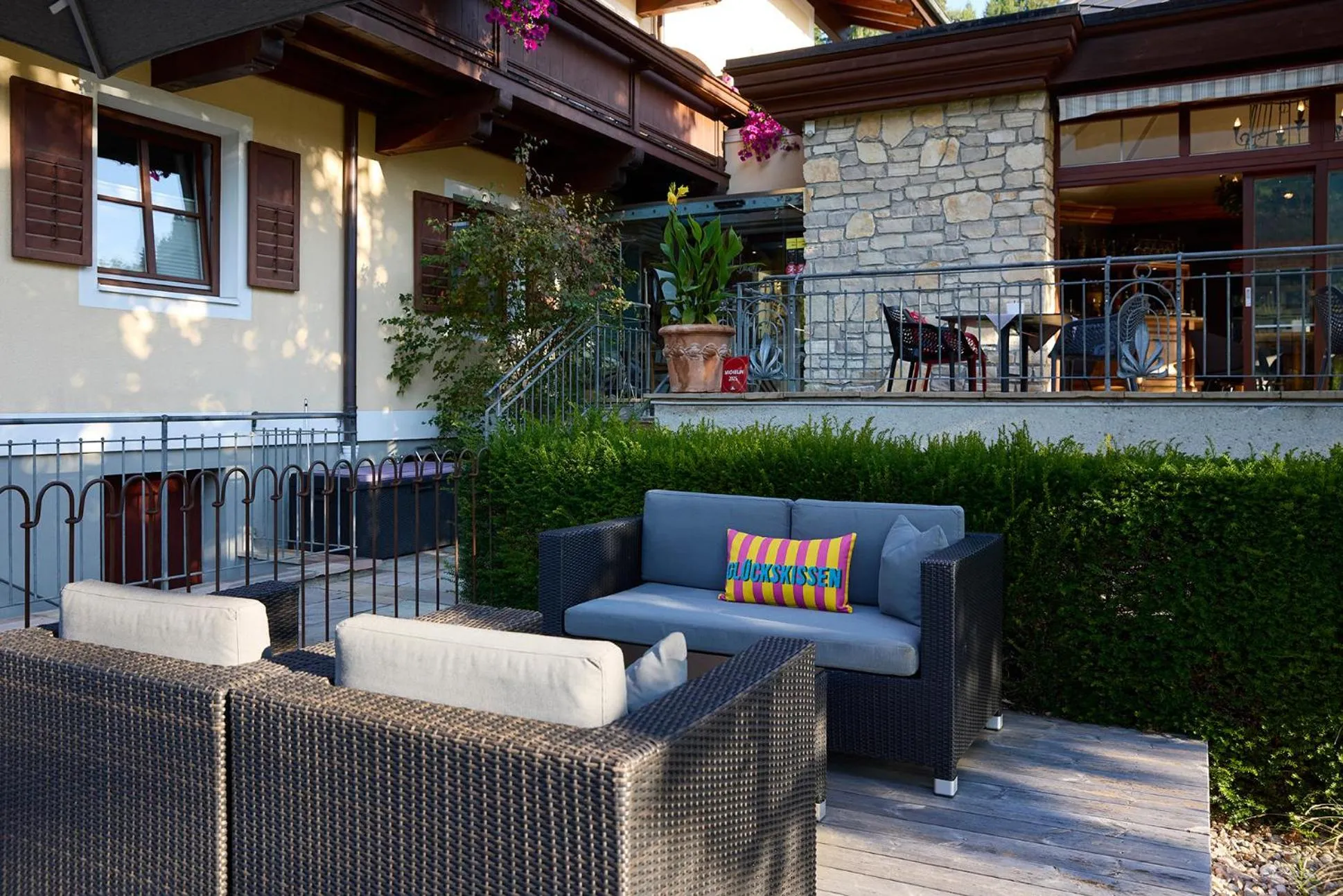 Balcony/Terrace in Hotel Hubertus