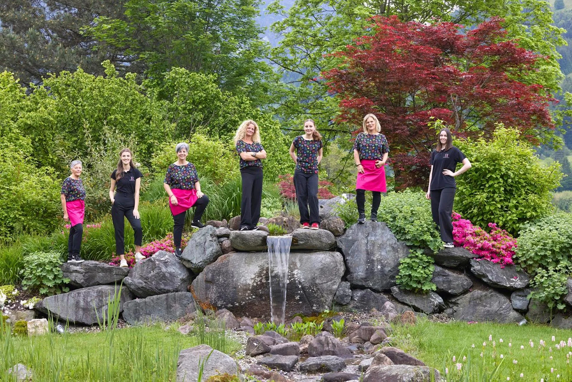 People in Hotel Hubertus