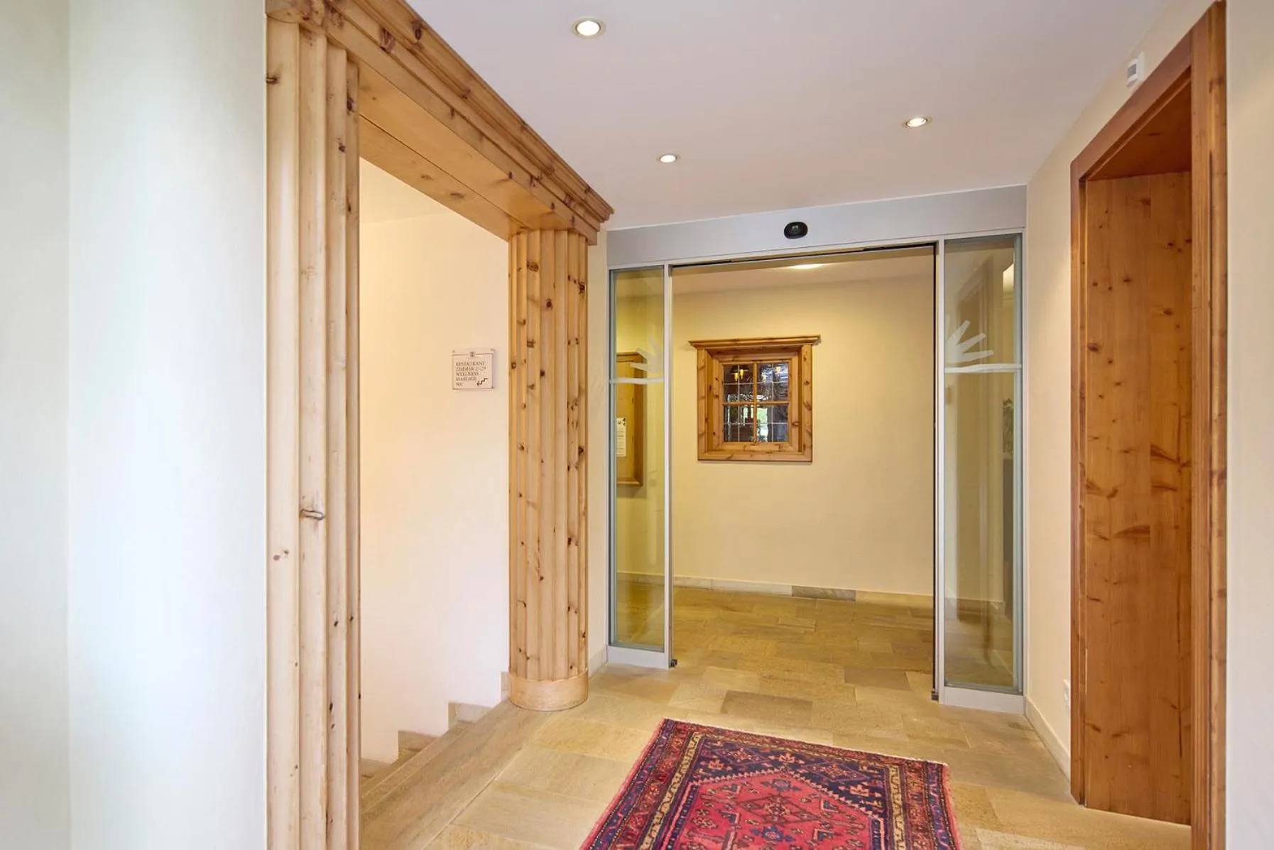 Lobby or reception in Hotel Hubertus