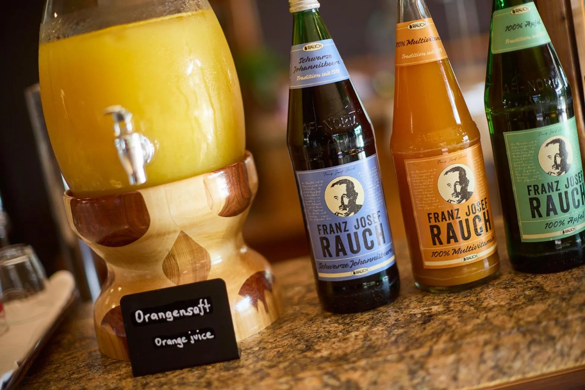 Buffet breakfast in Hotel Hubertus