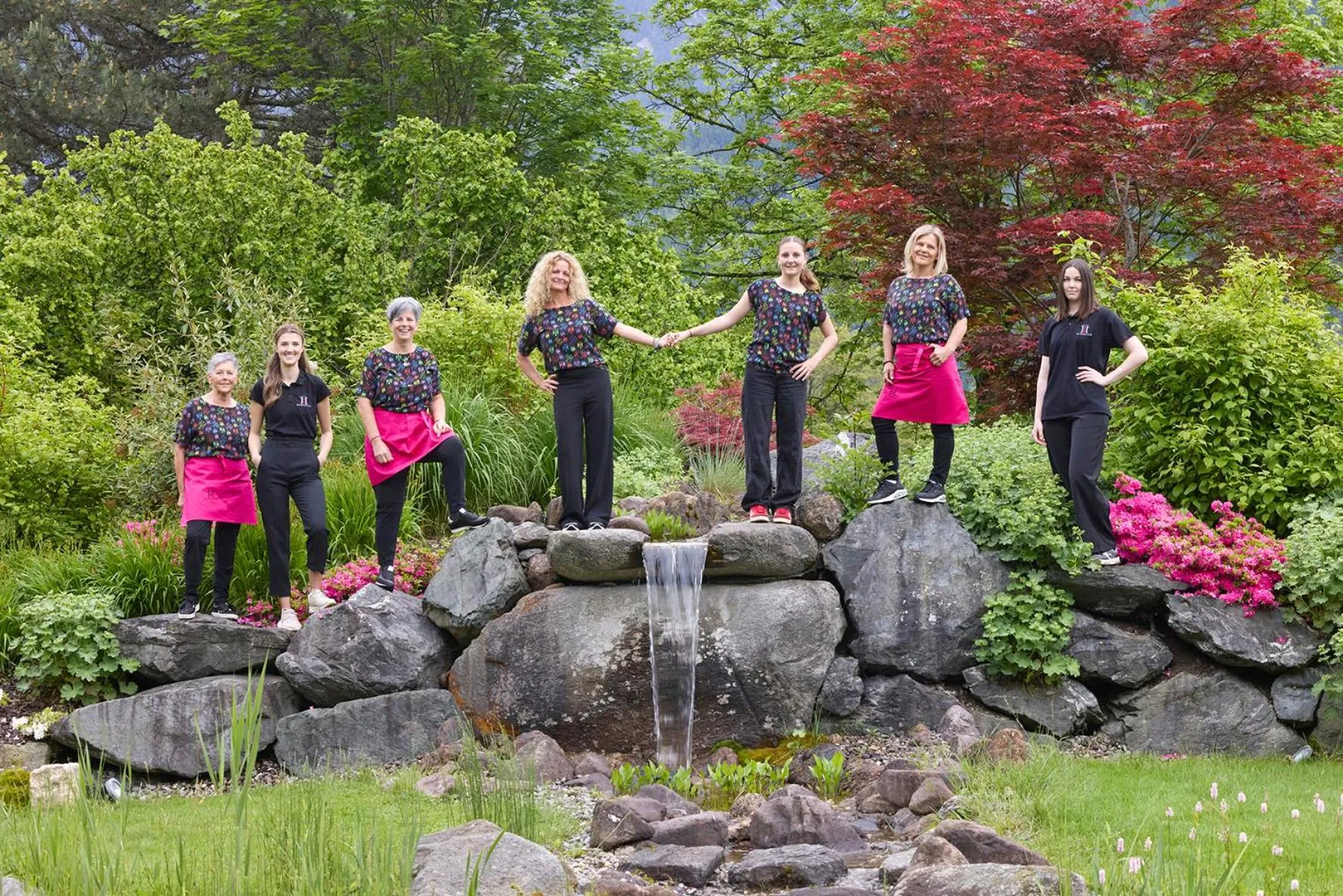 People in Hotel Hubertus