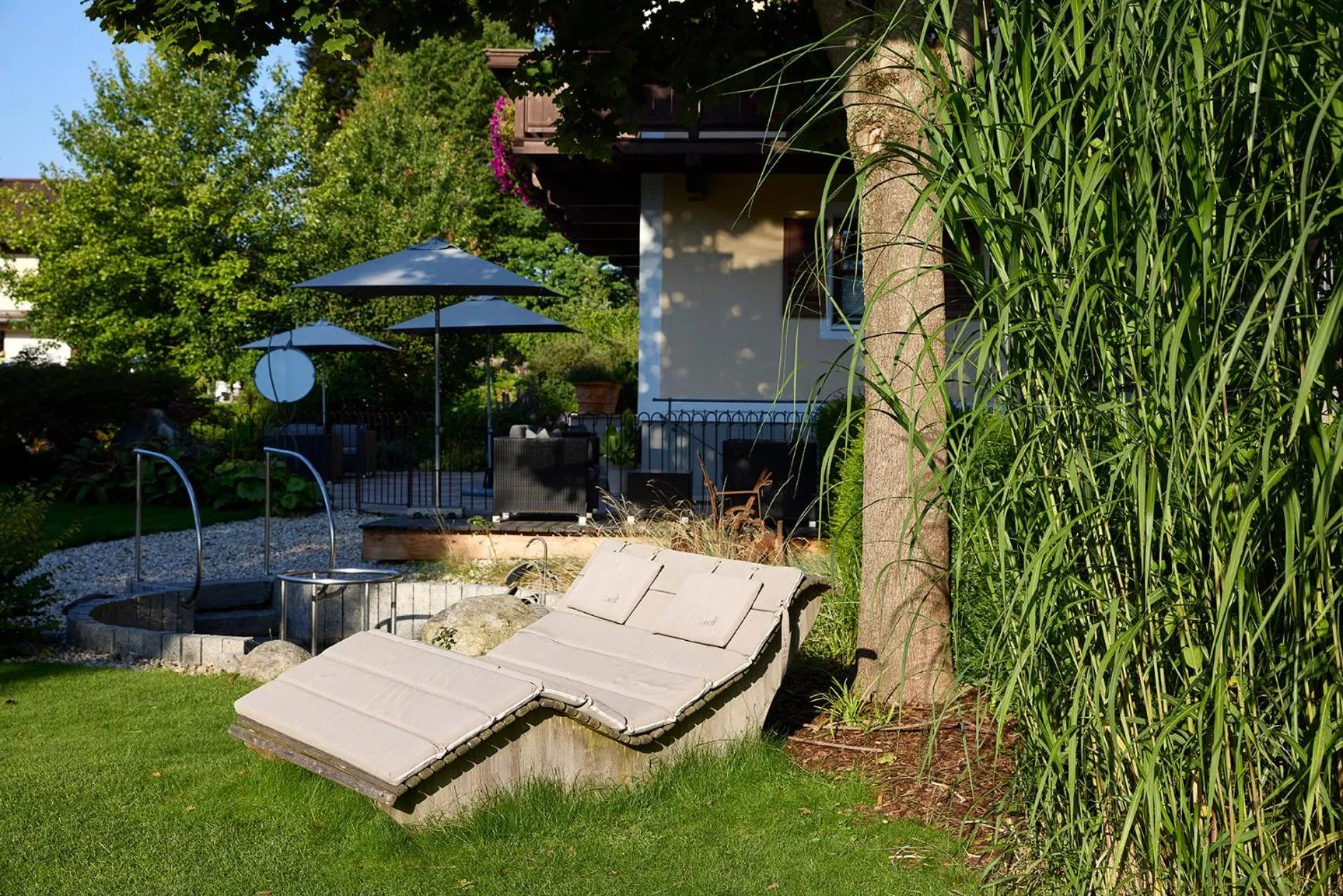 Garden in Hotel Hubertus
