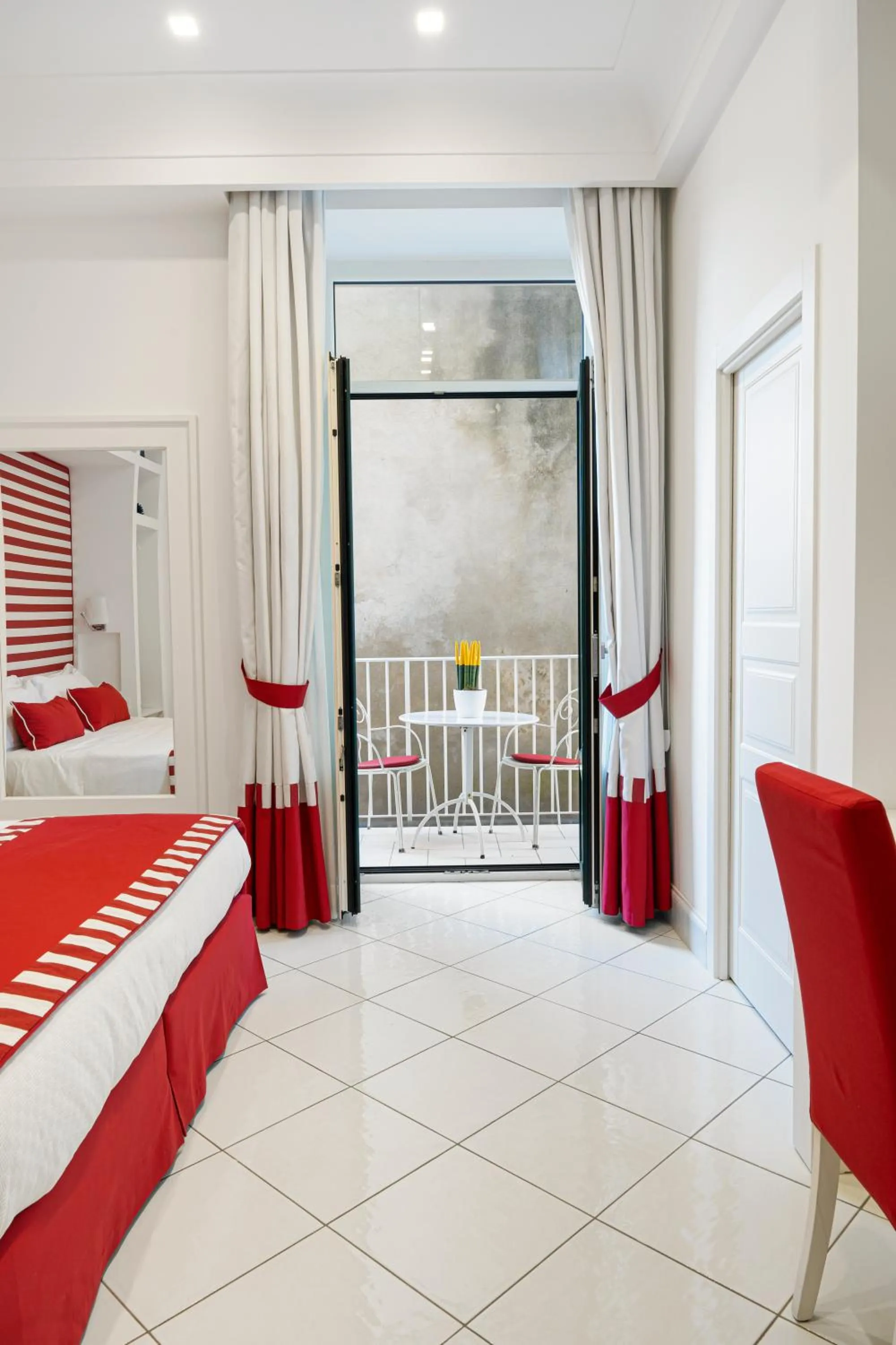 Bedroom, Bed in Duomo Guest House - Stay in Sorrento