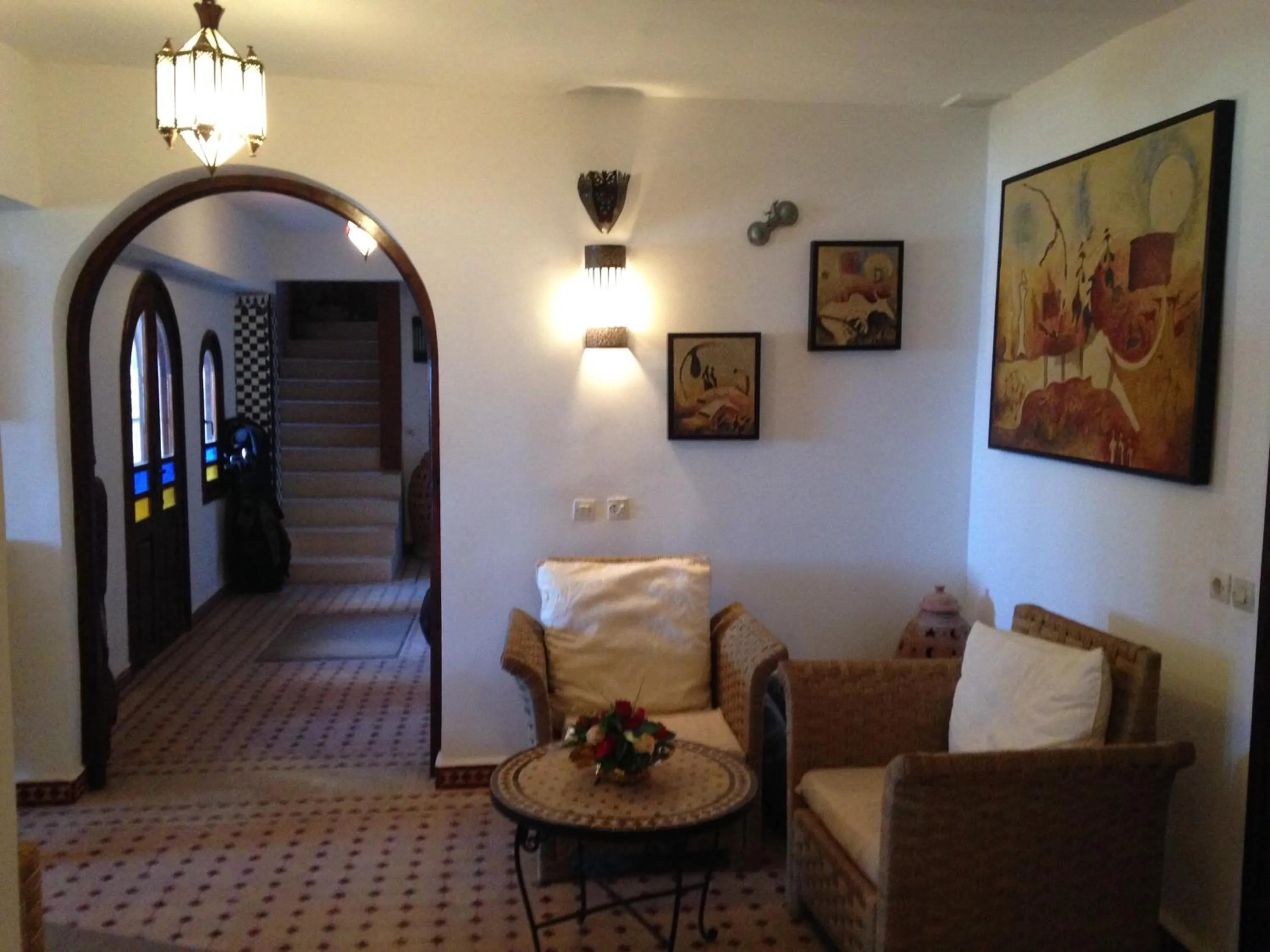 Lobby or reception in Villa Sunset B&B