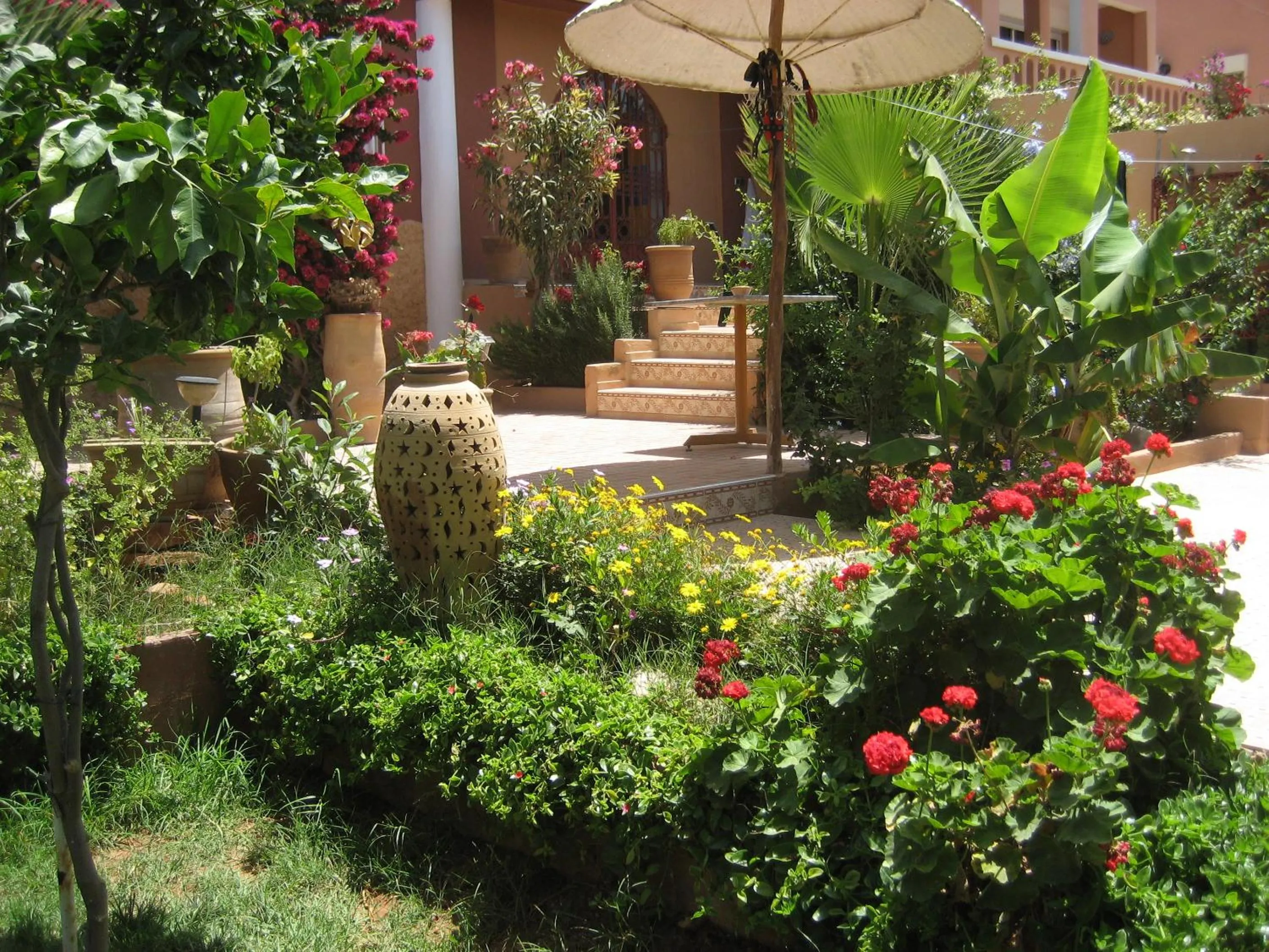 Garden in Villa Sunset B&B