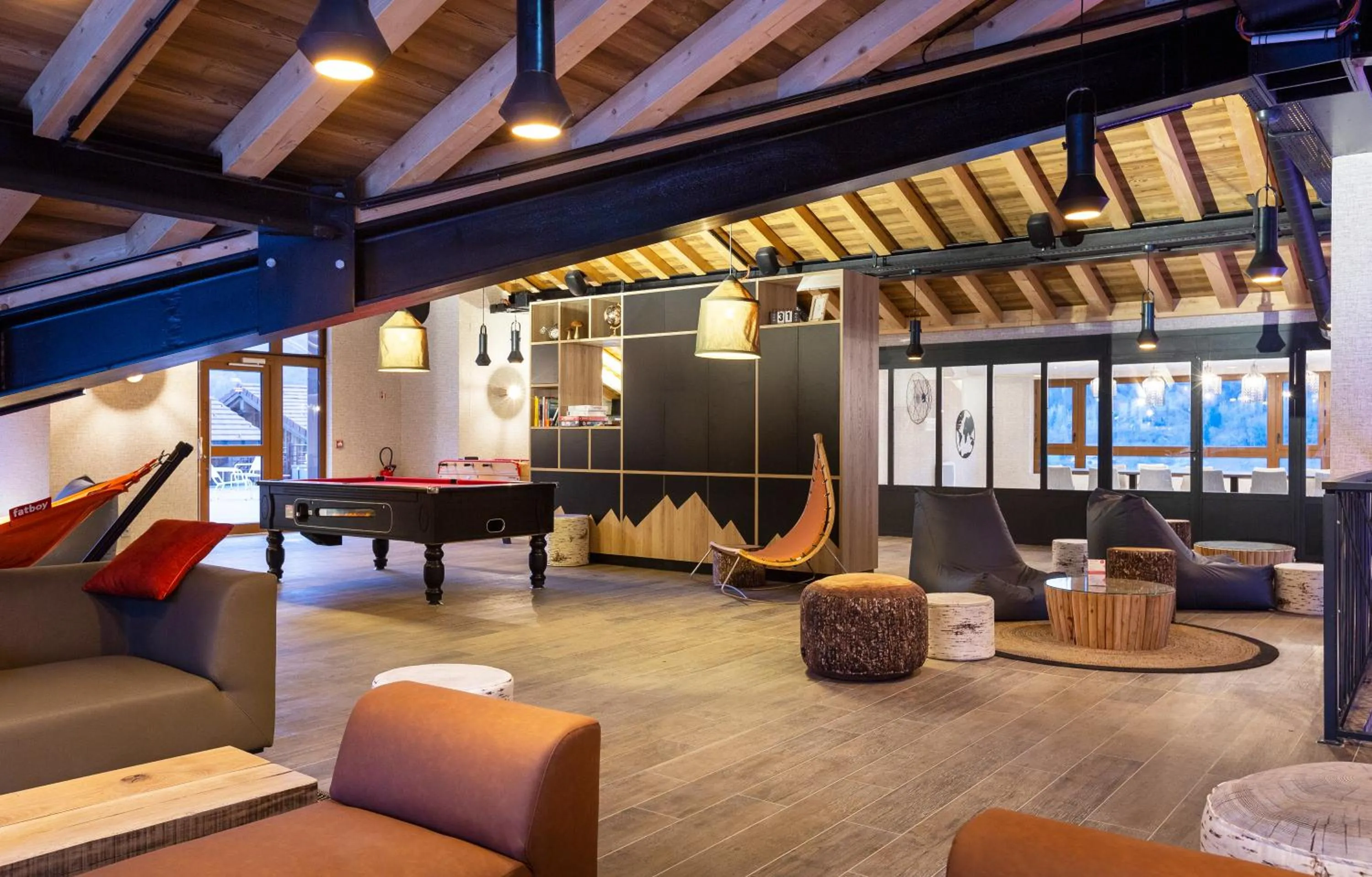 Living room in Hotel Base Camp Lodge - Bourg Saint Maurice