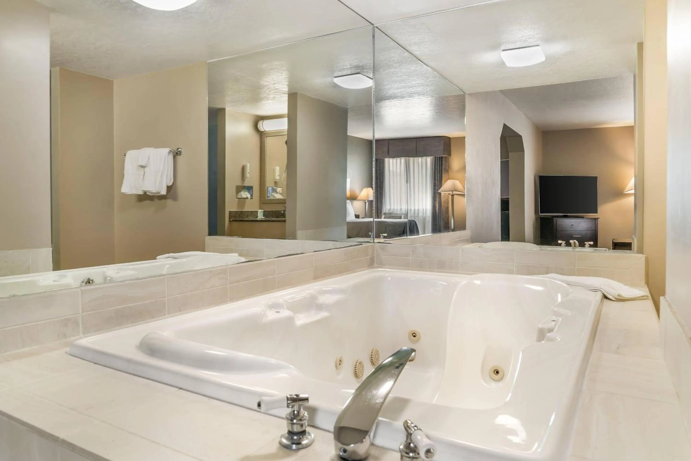 Bedroom in Quality Inn & Suites Next to the Casino