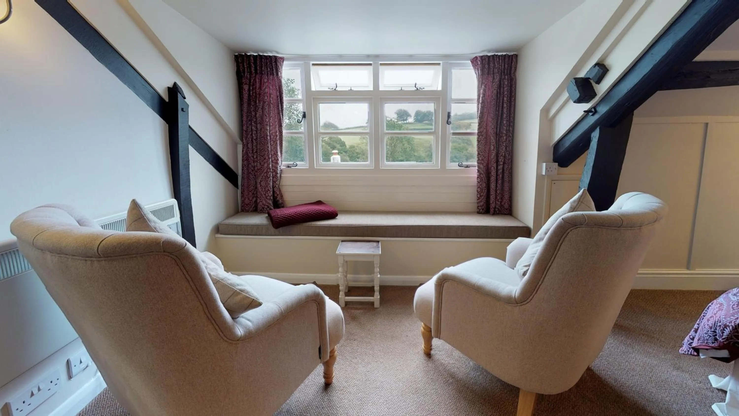 Seating area in The Royal Oak Inn