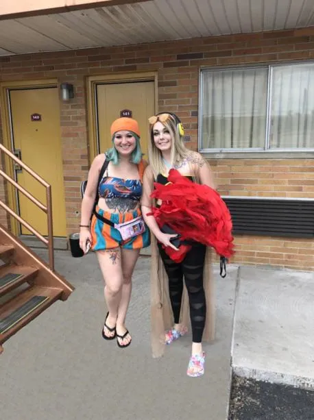 People in Wolf Inn Hotel