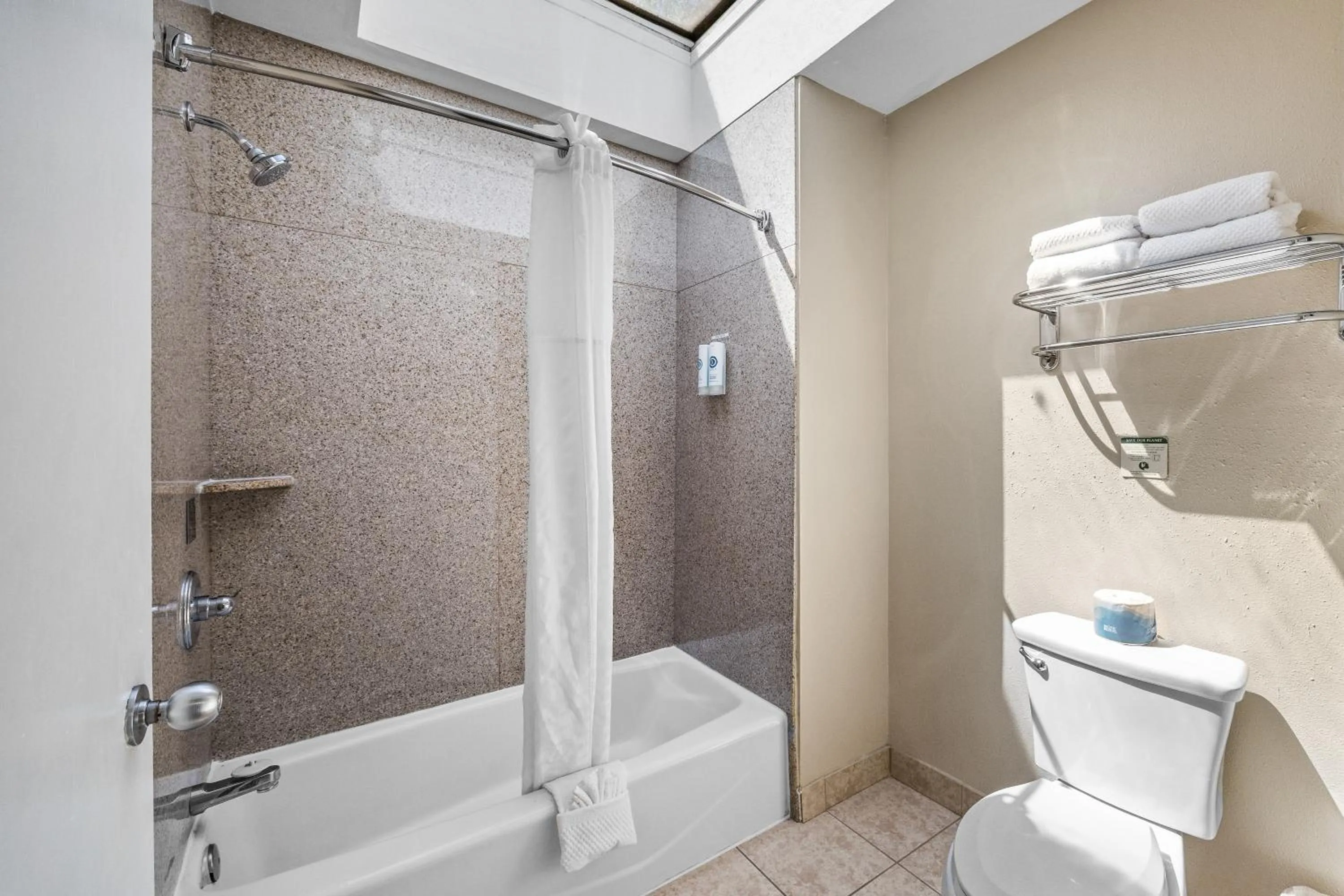 Shower in Comfort Inn Santa Cruz North