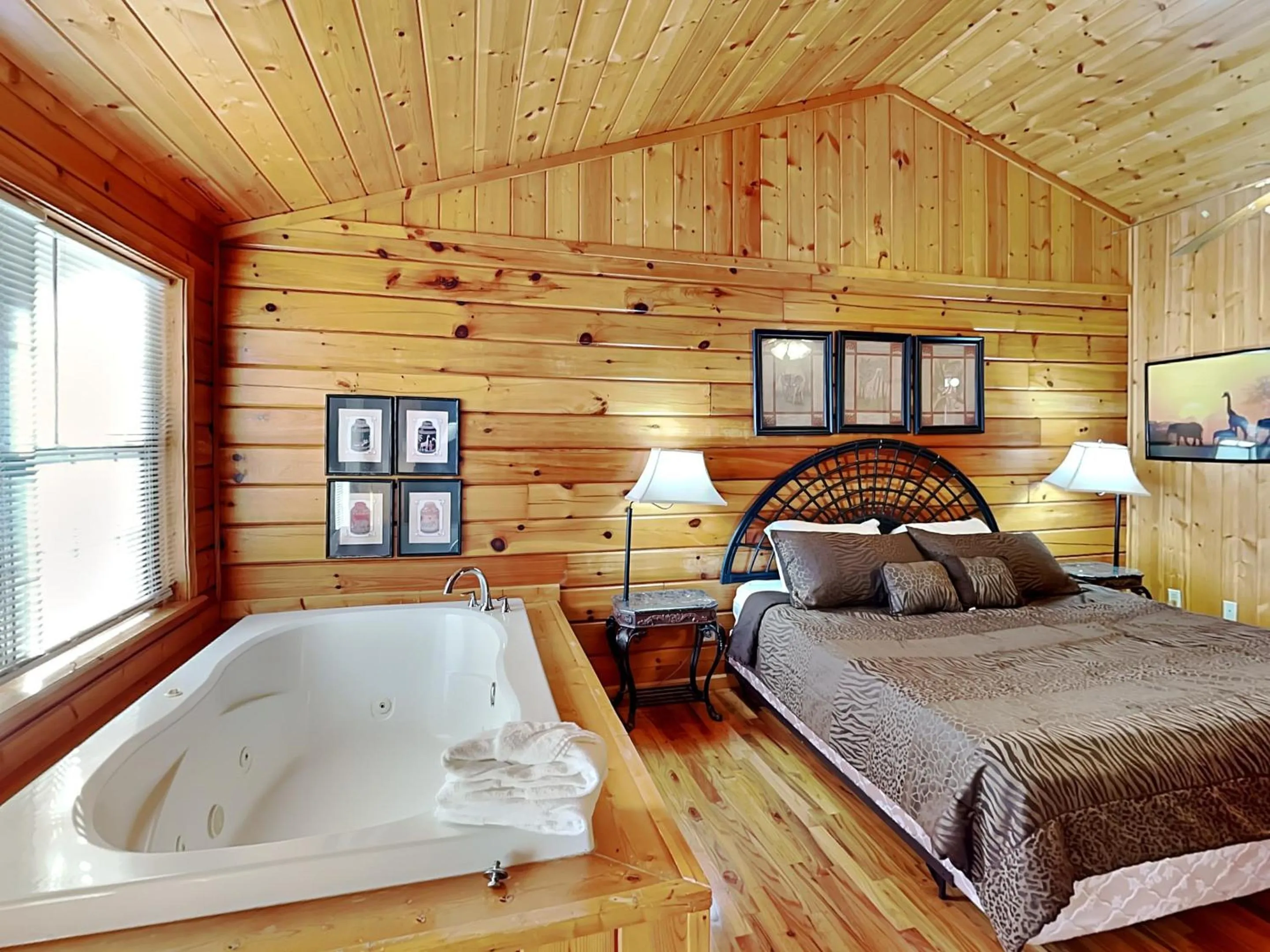 Bed in African Safari