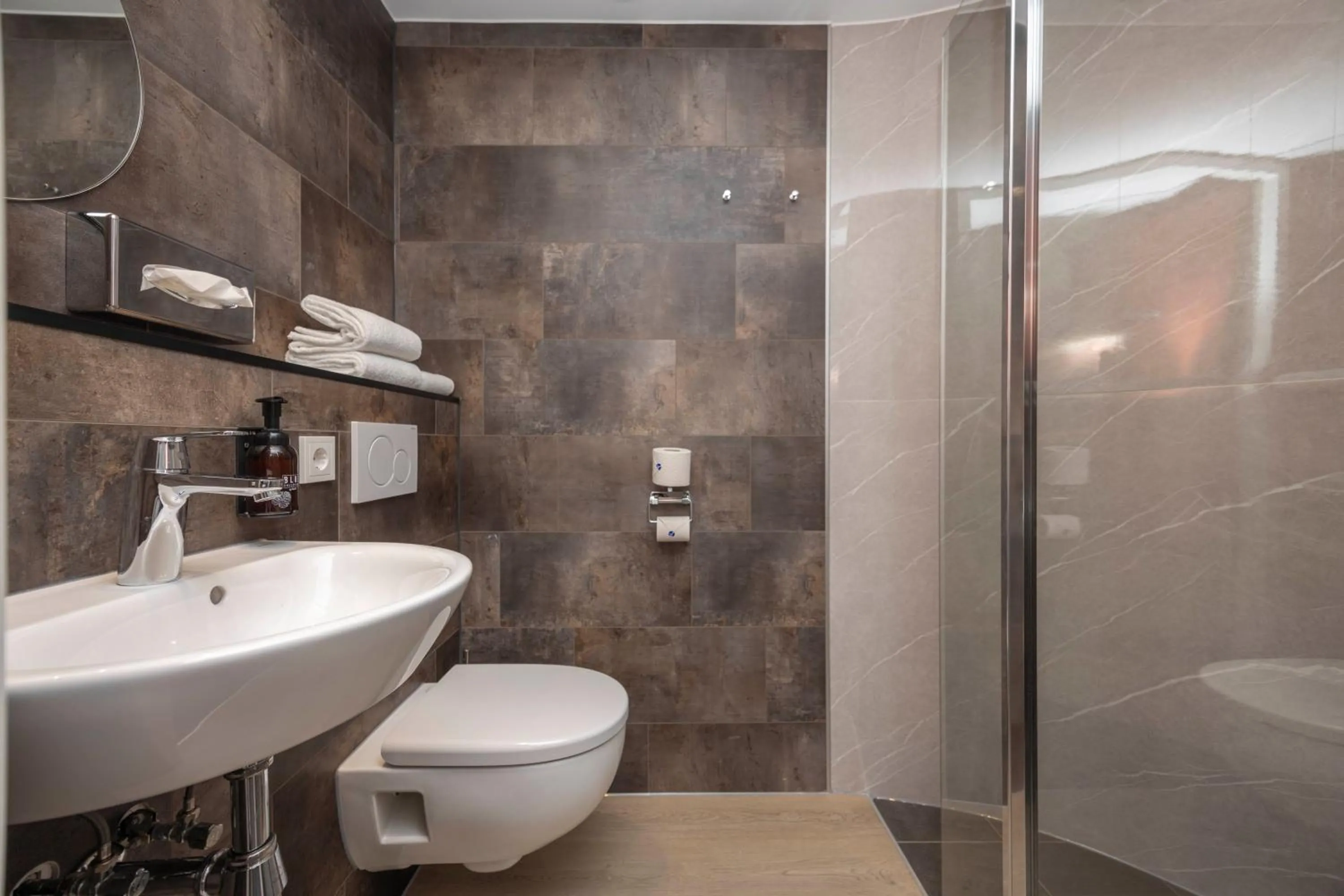 Shower in Fletcher Hotel-Restaurant De Kempen