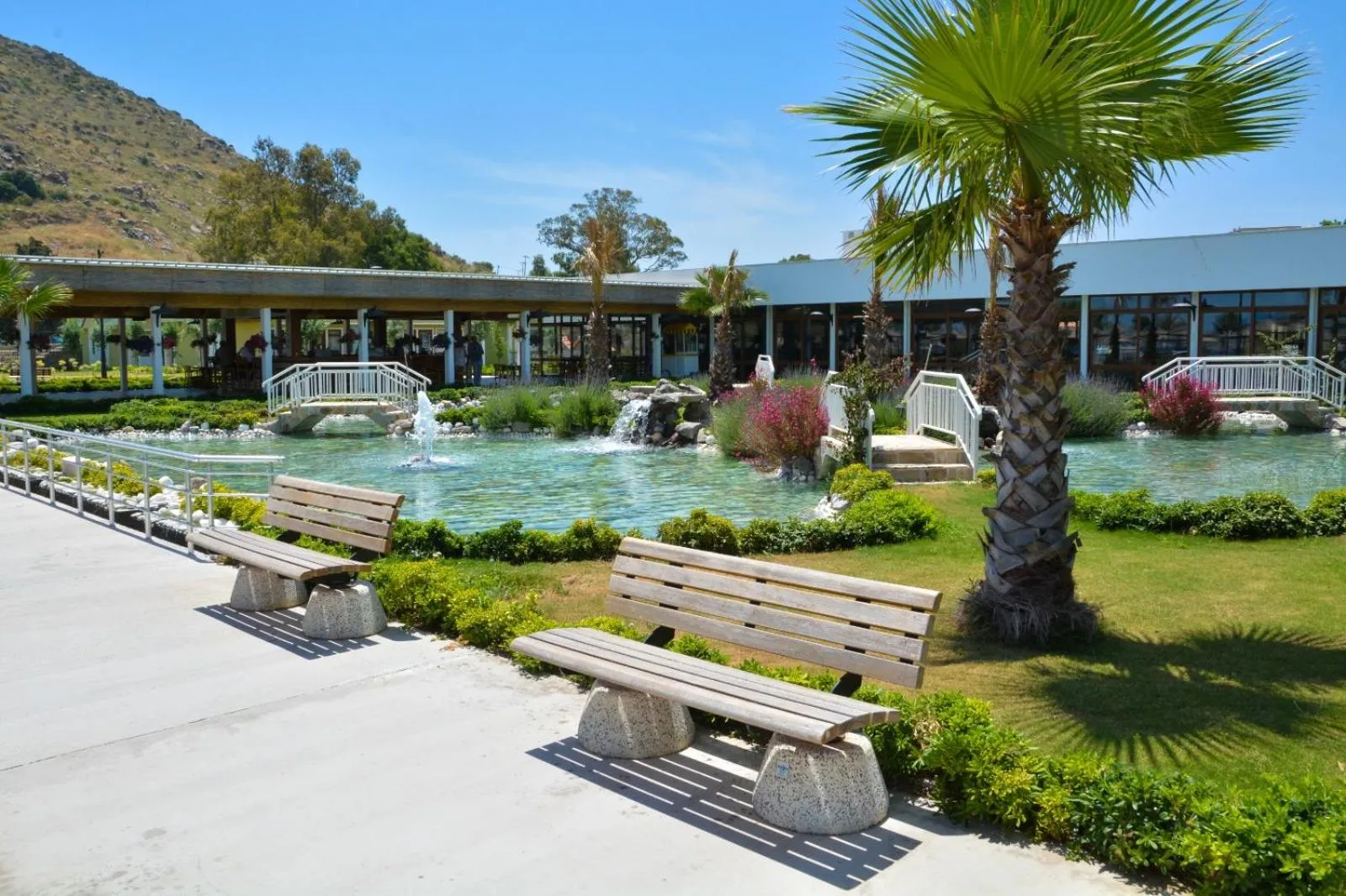 Pool view in Club Marma Hotel