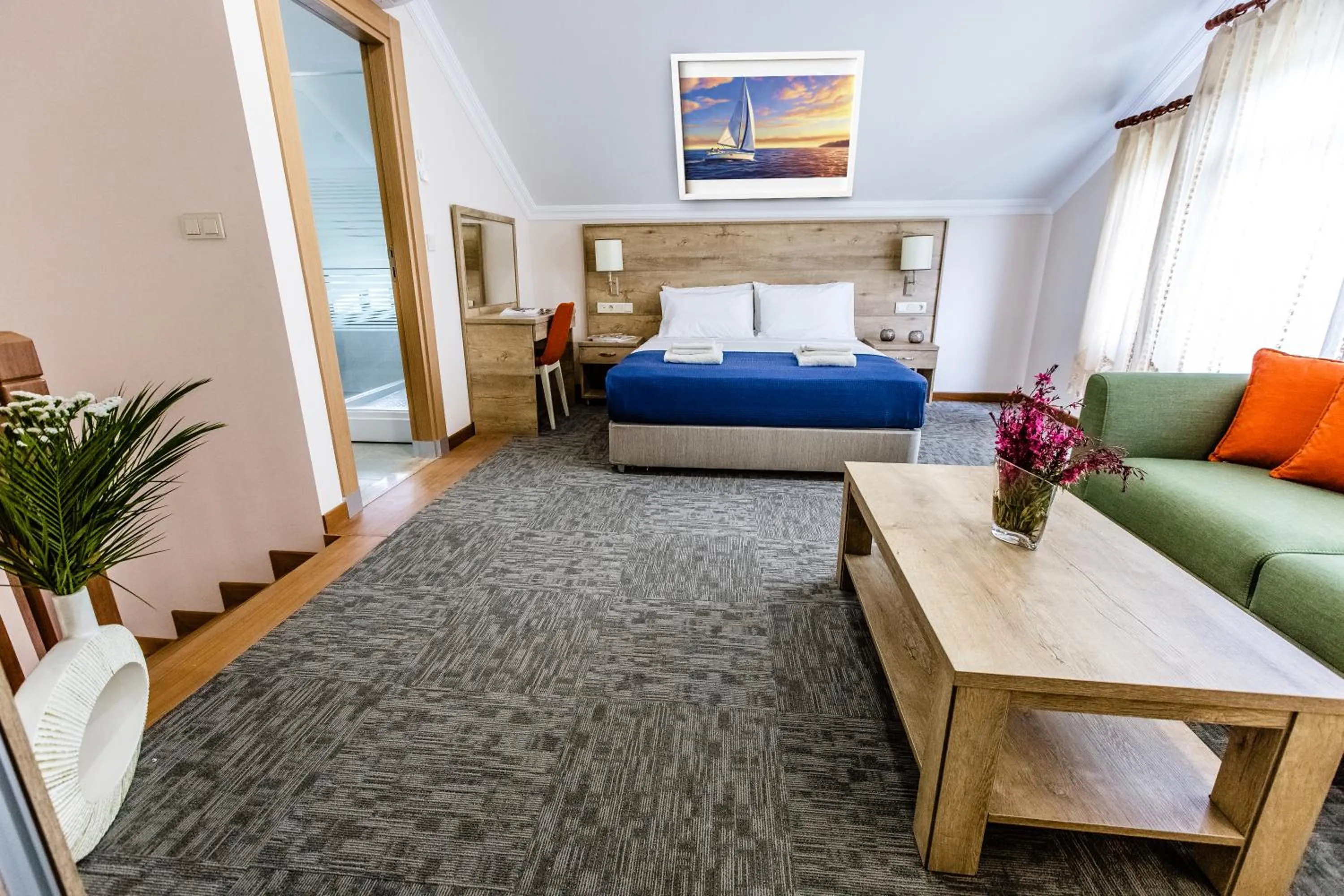 Bed in Club Marma Hotel