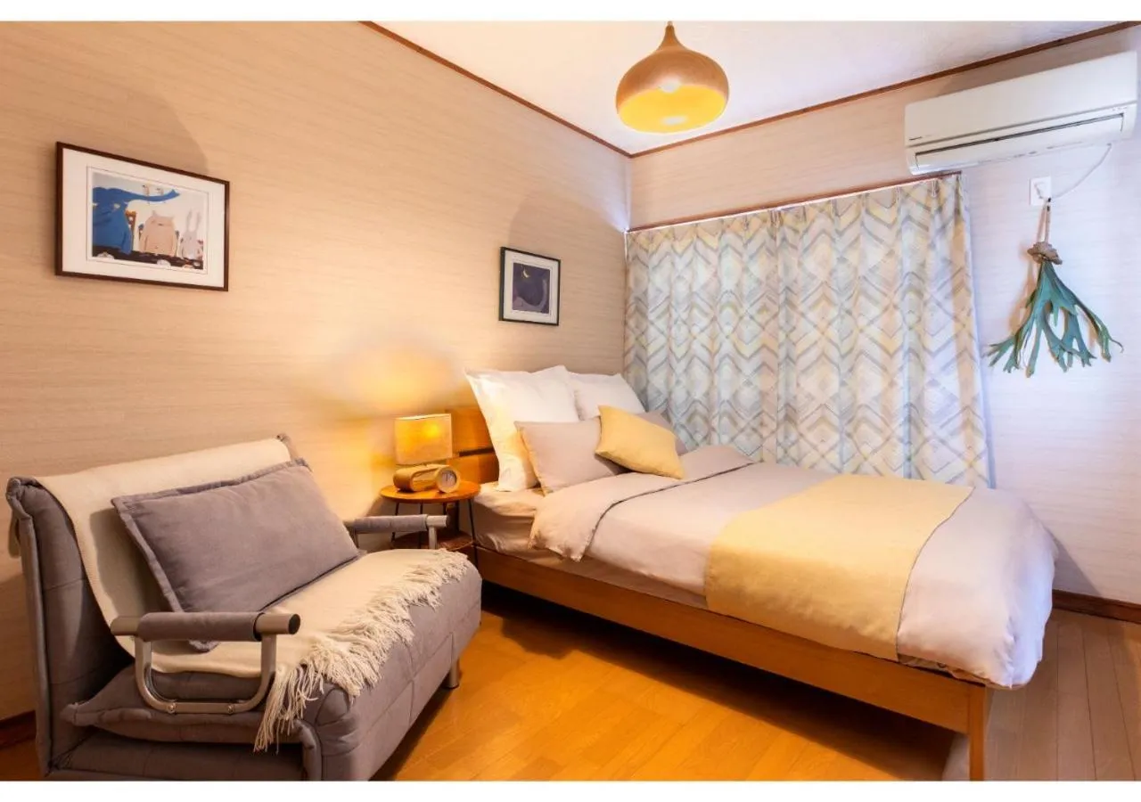 Bed in Residential Hotel 183 Naha