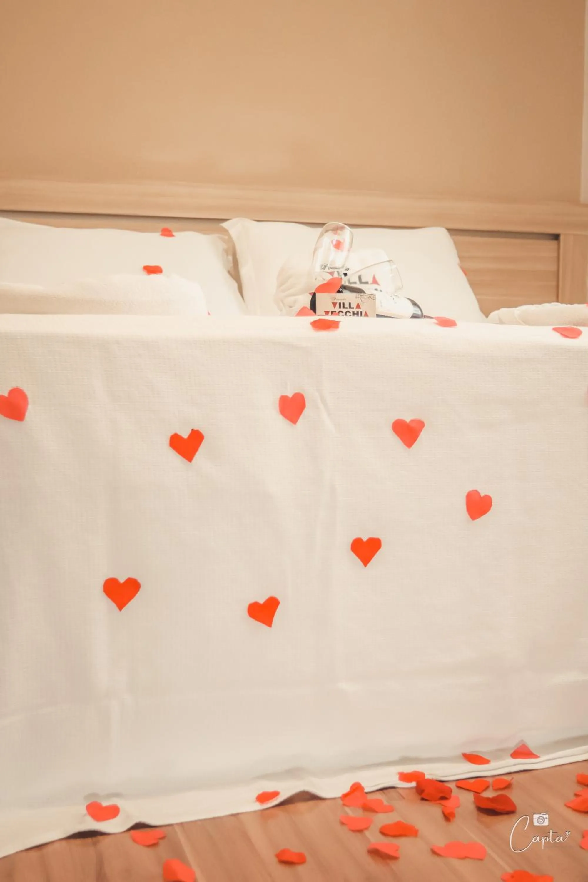 Bed in Pousada Villa Vecchia