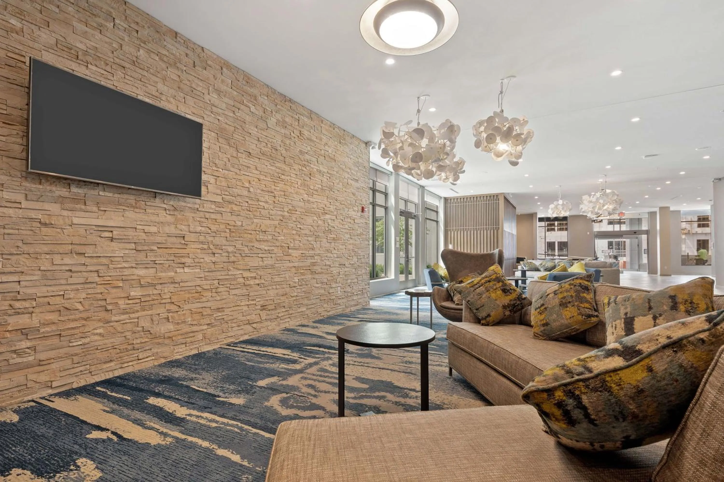 Lobby or reception in Element Hampton Peninsula Town Center