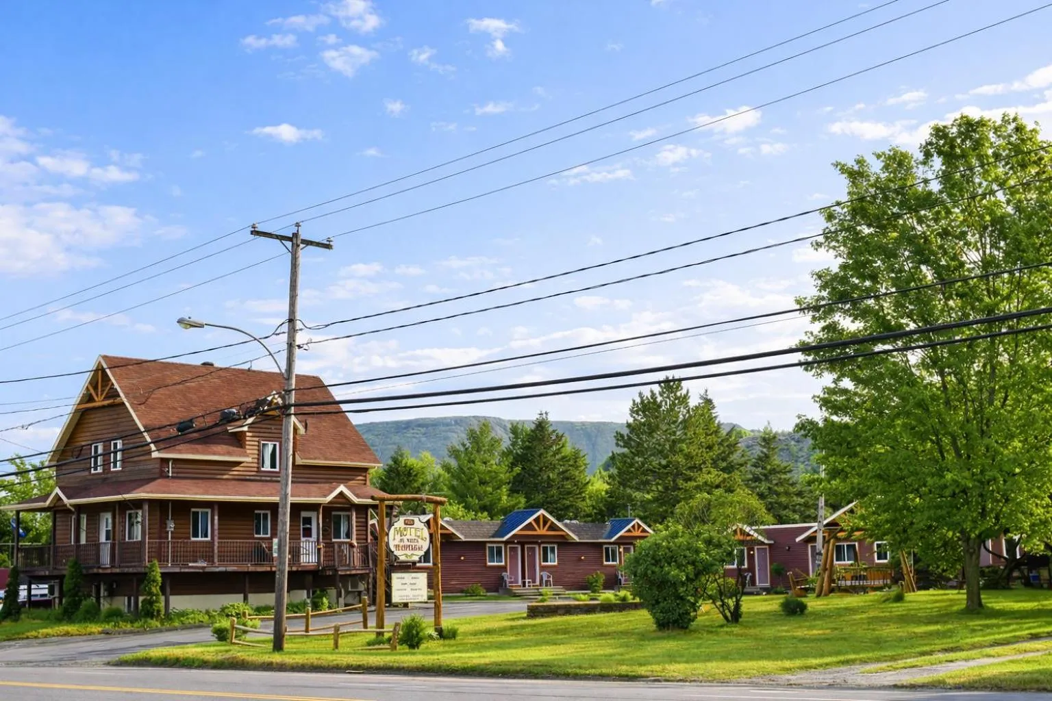 Property building in Motel Au Vieux Frontenac