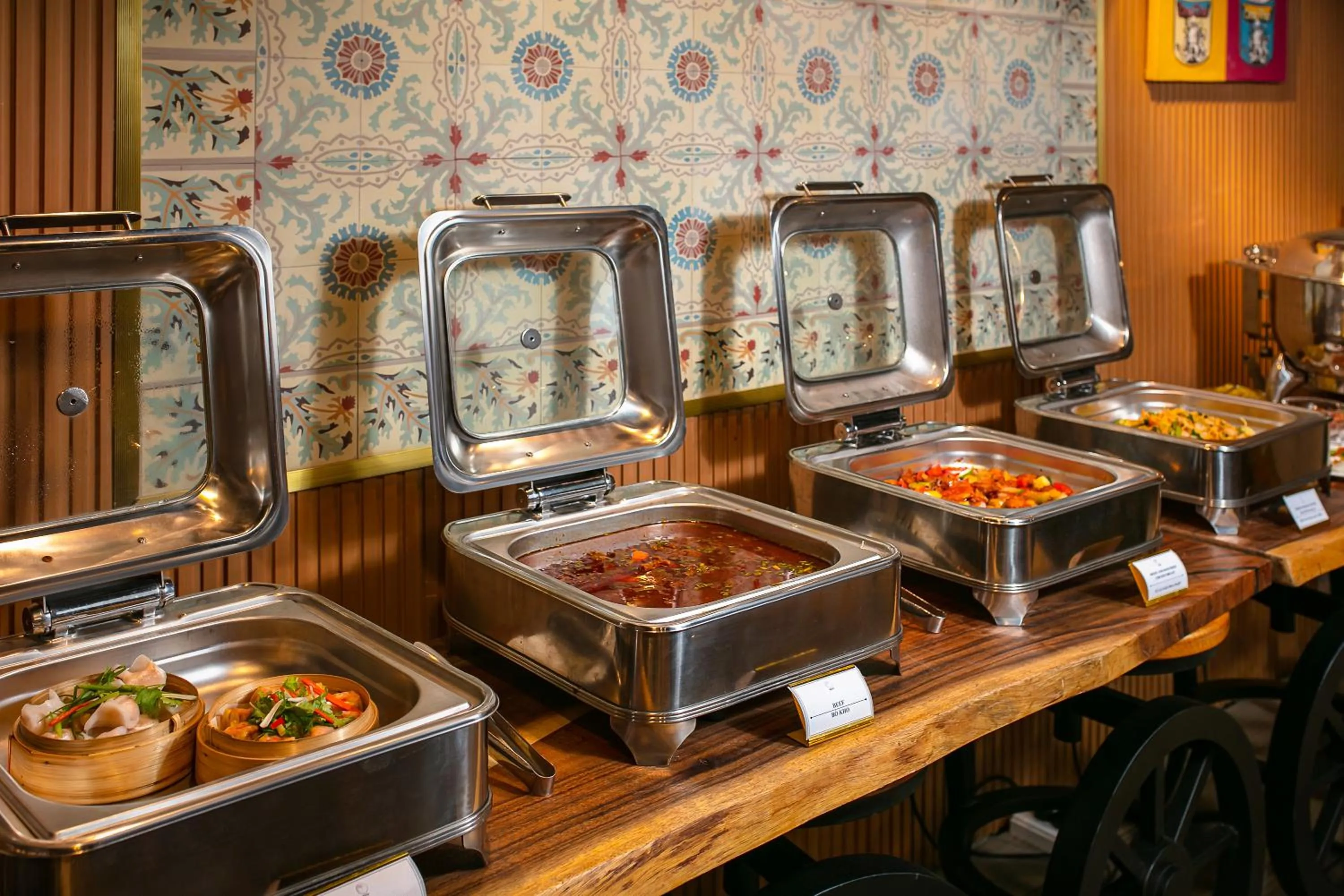 Buffet breakfast in Nesta Hotel Saigon