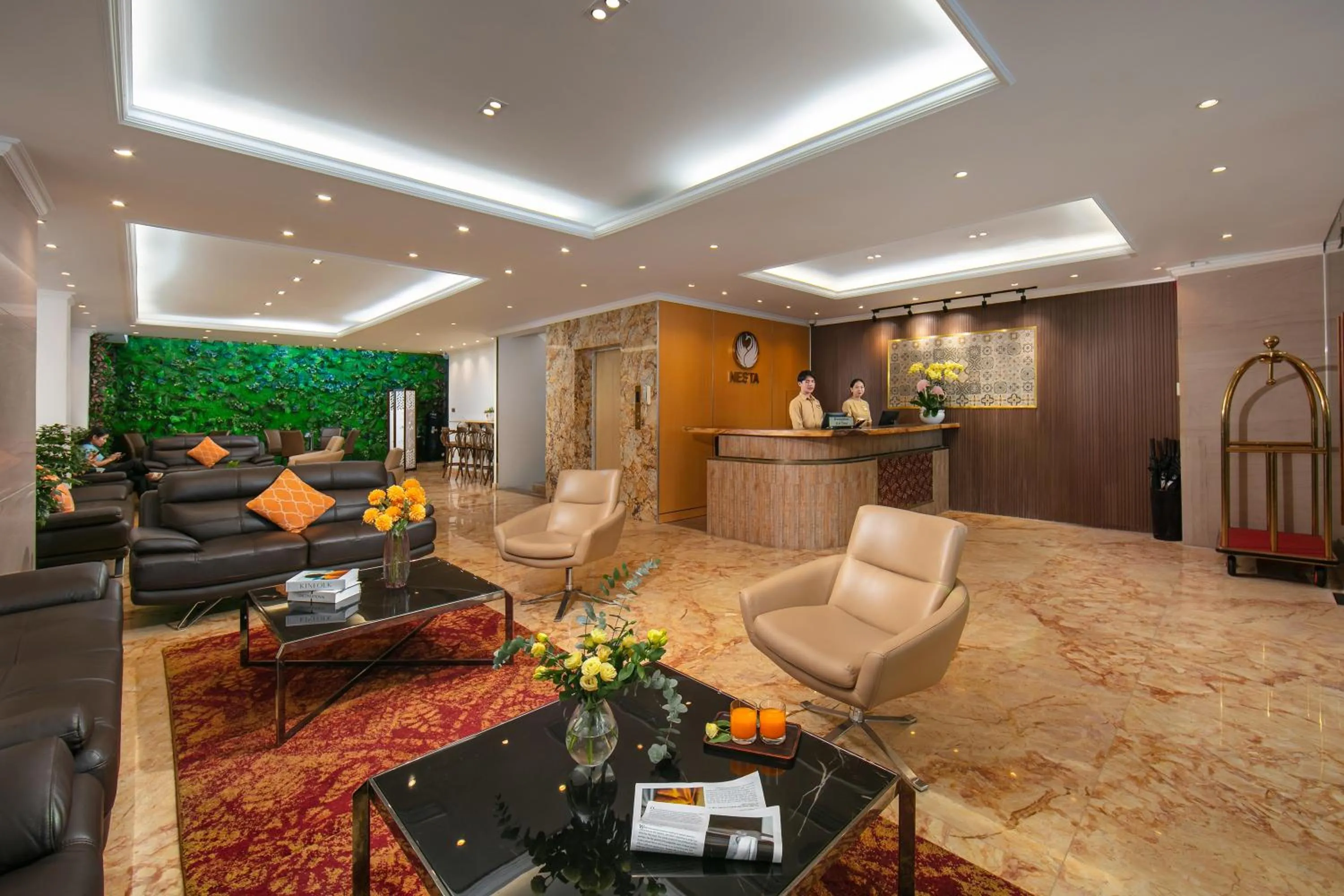 Lobby or reception in Nesta Hotel Saigon