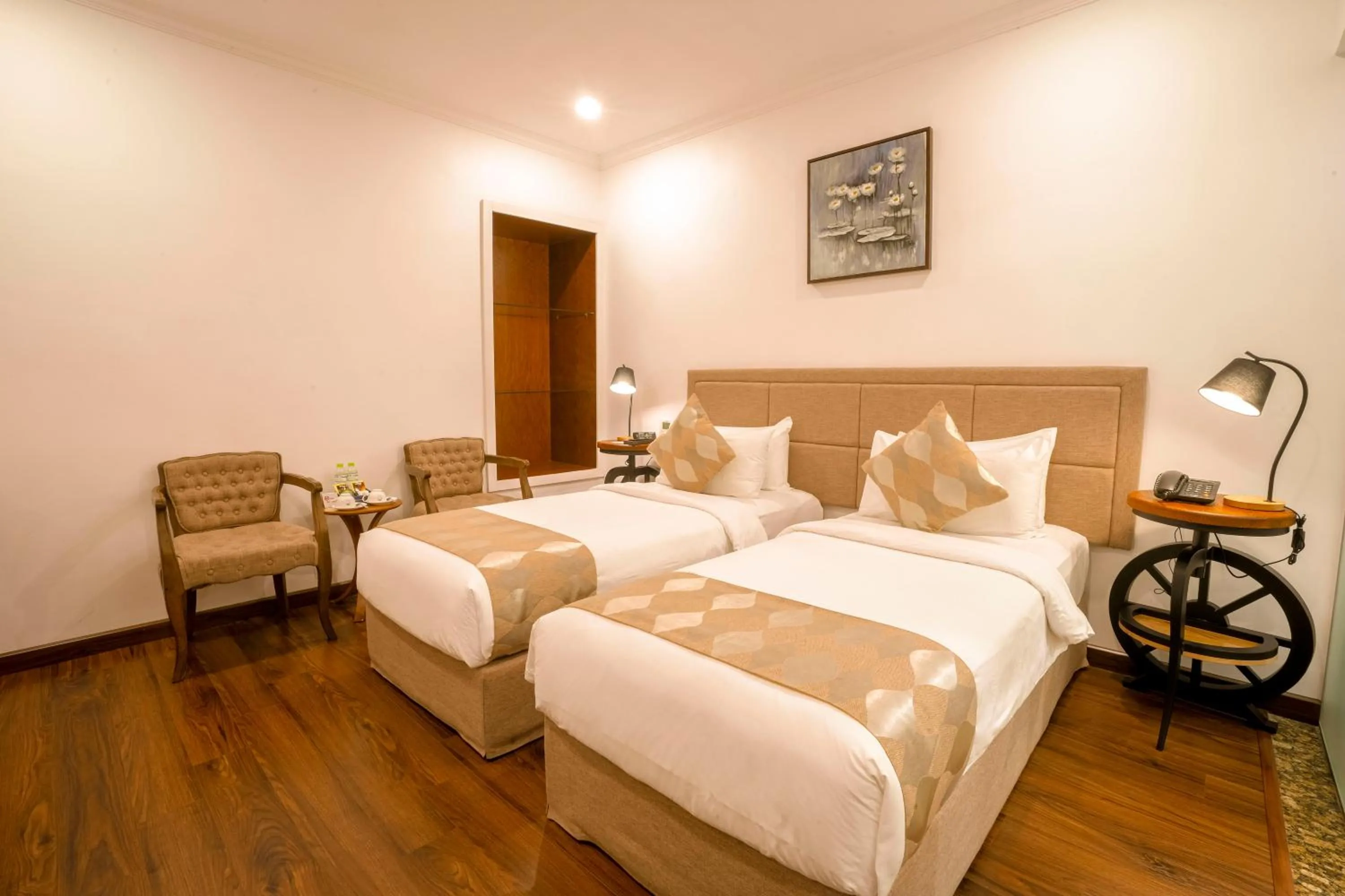 Bed in Nesta Hotel Saigon