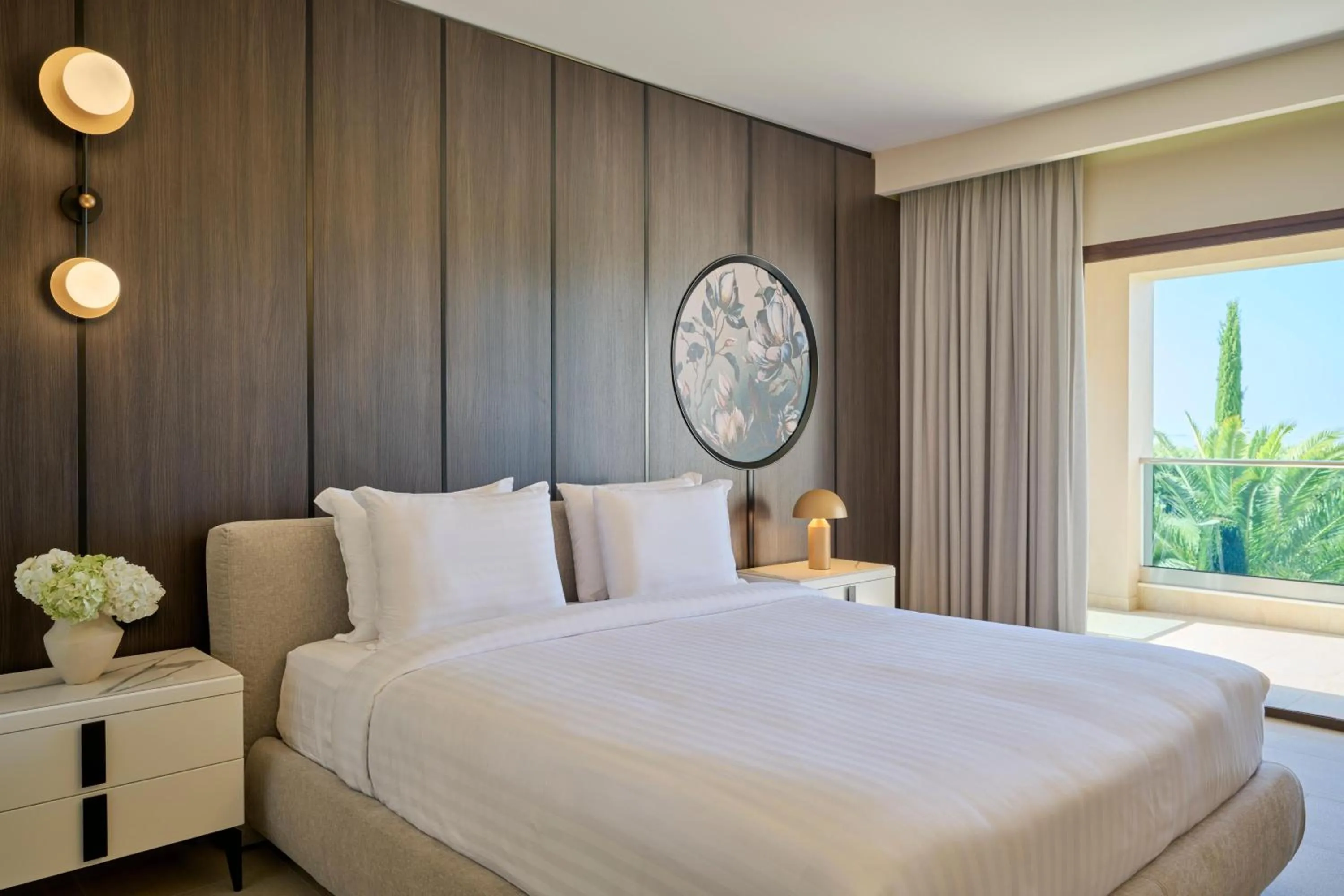 Bed in Pomegranate Wellness Spa Hotel