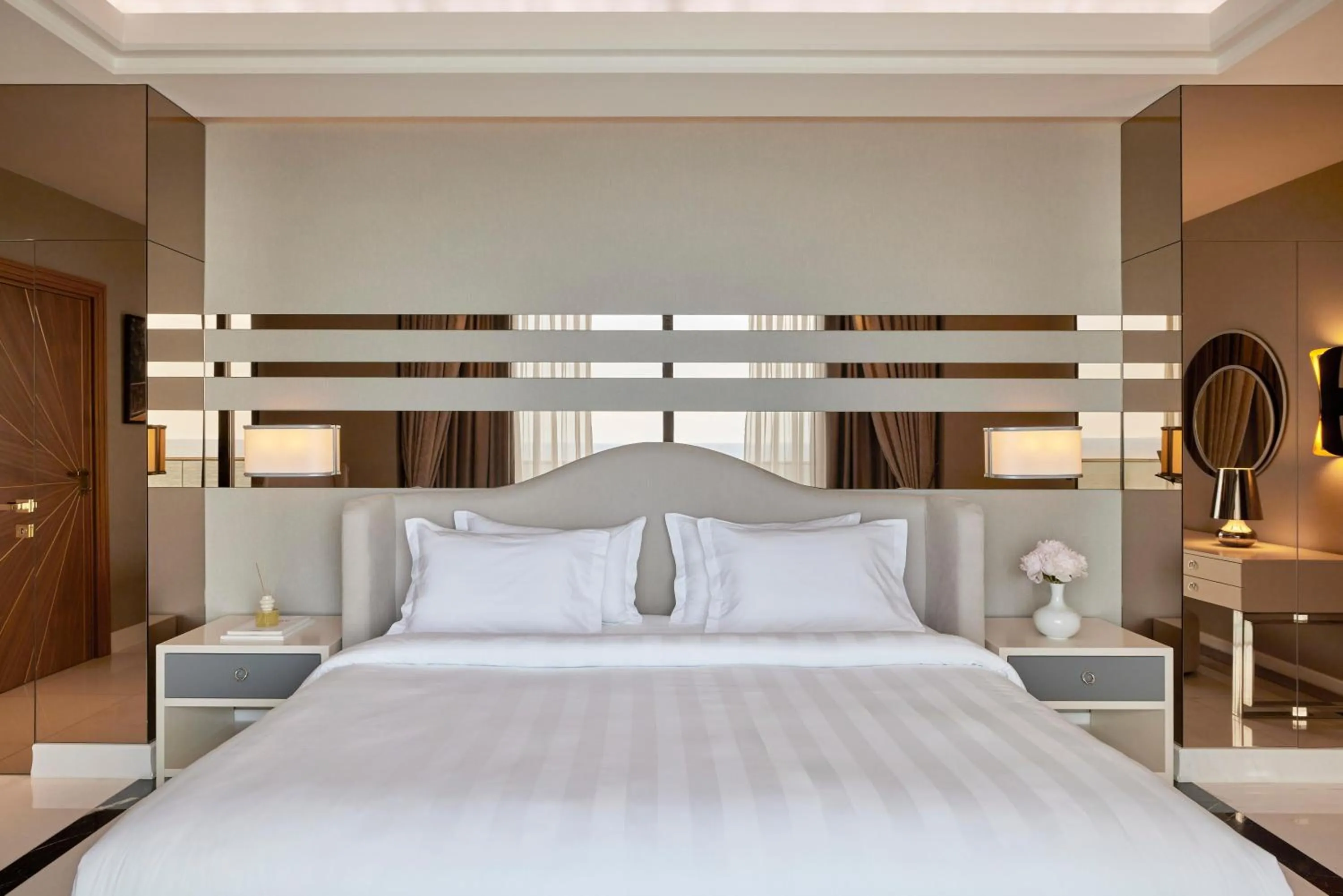 Bed in Pomegranate Wellness Spa Hotel