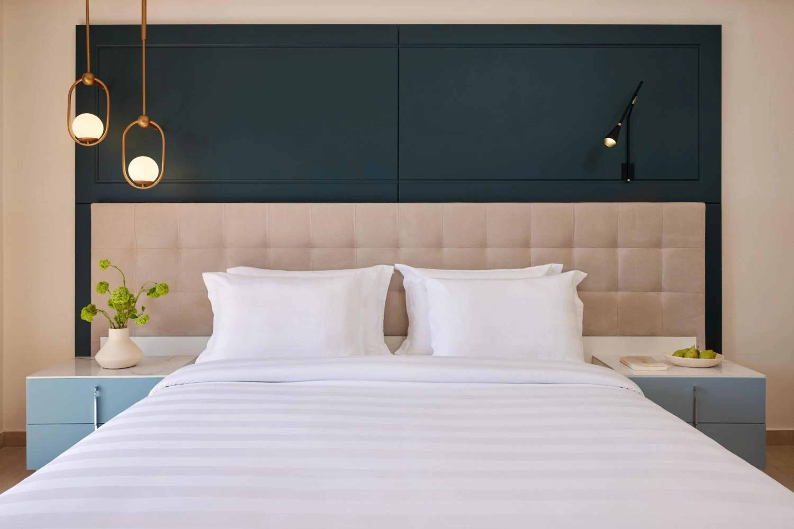 Bed in Pomegranate Wellness Spa Hotel