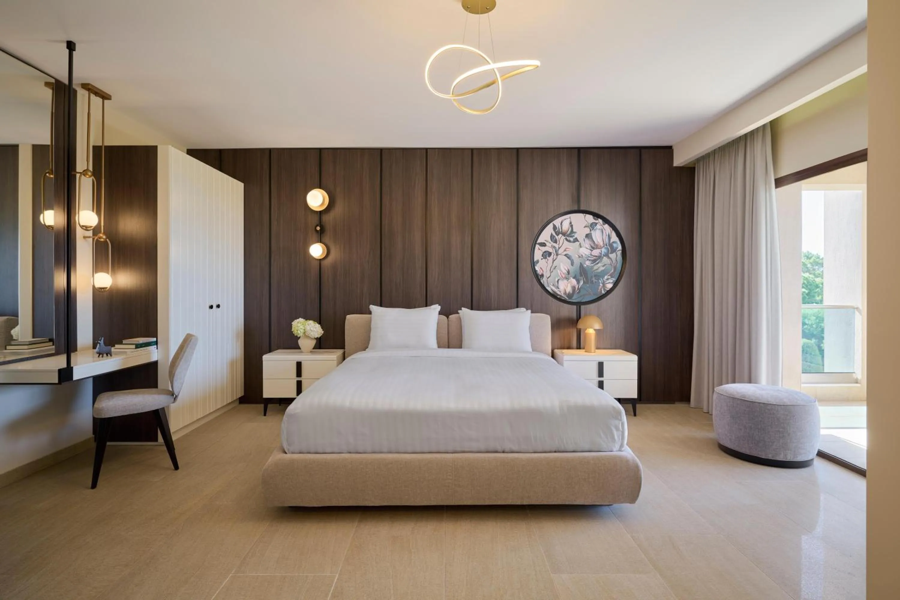 Bed in Pomegranate Wellness Spa Hotel