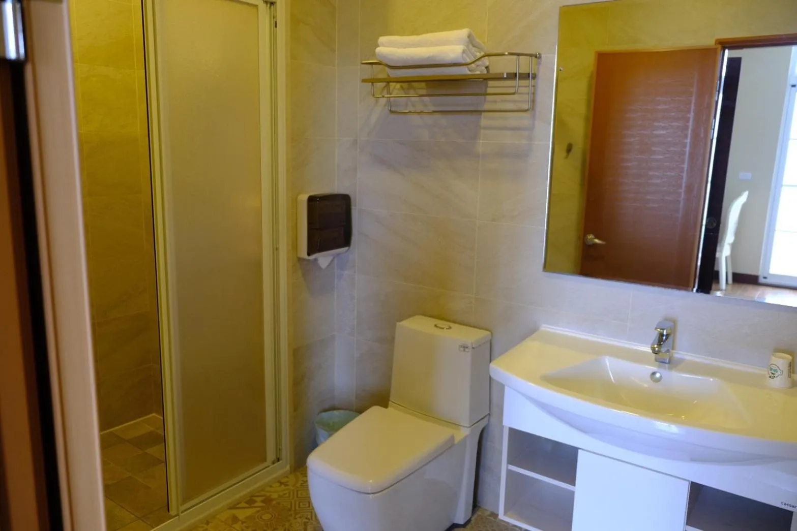 Bathroom in Xiaoliuqiu Loju Castle Inn