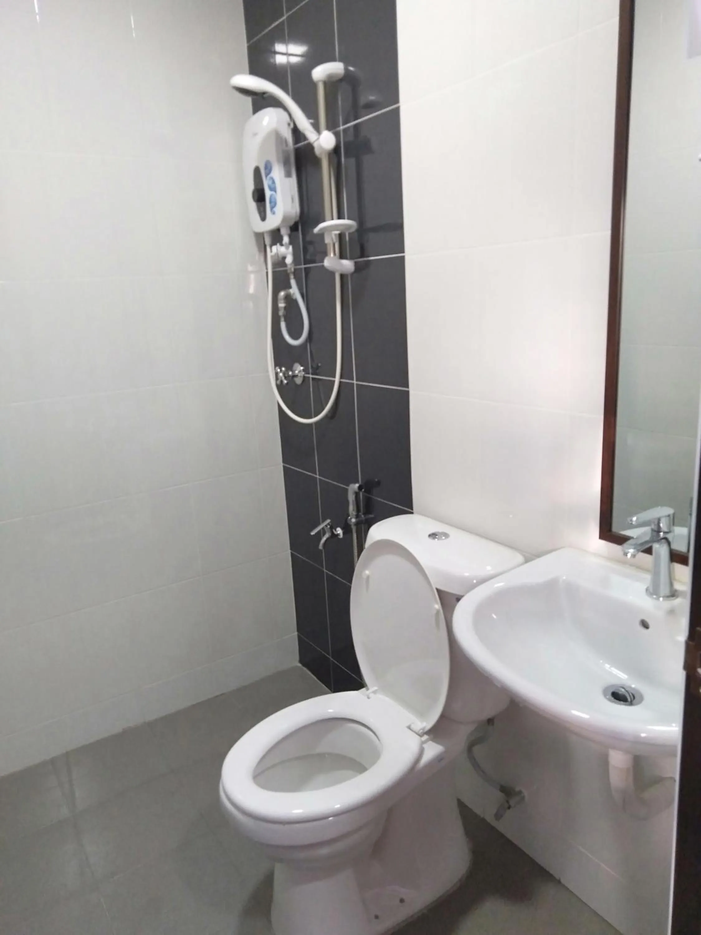 Shower in Purple Dream Home