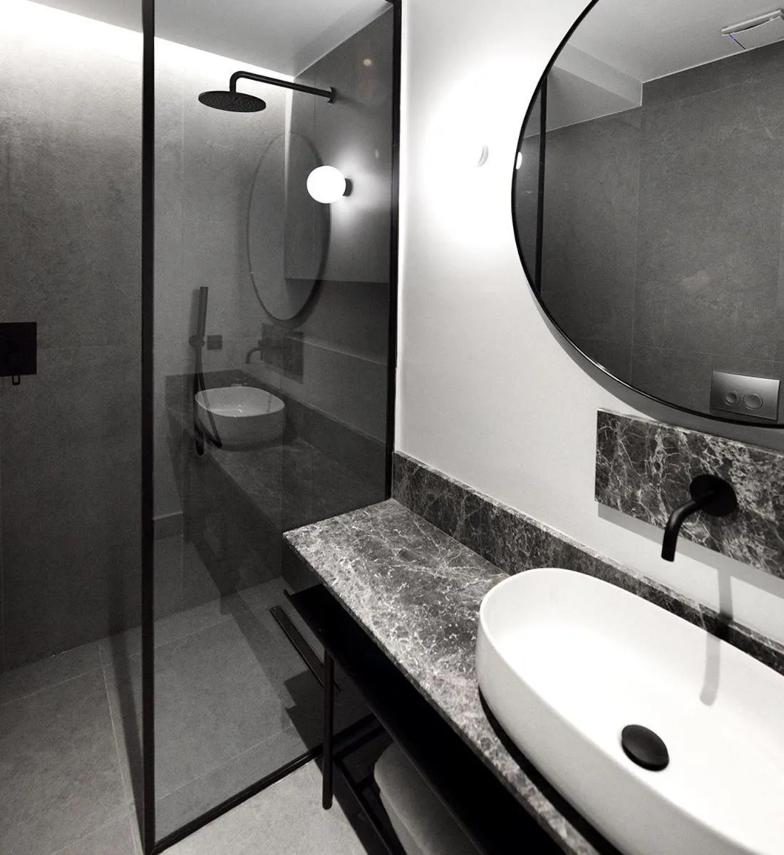 Bathroom in Roomore Apartments