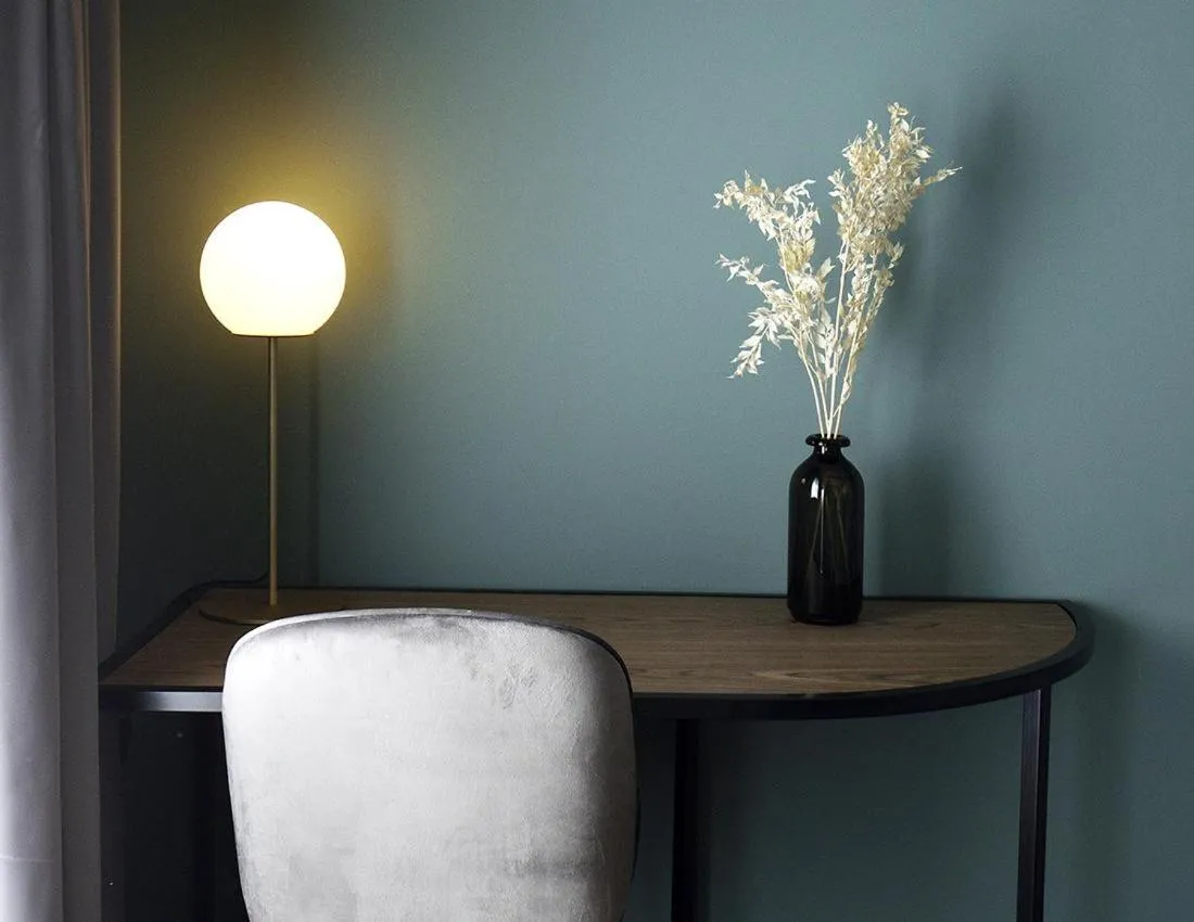 Seating area in Roomore Apartments